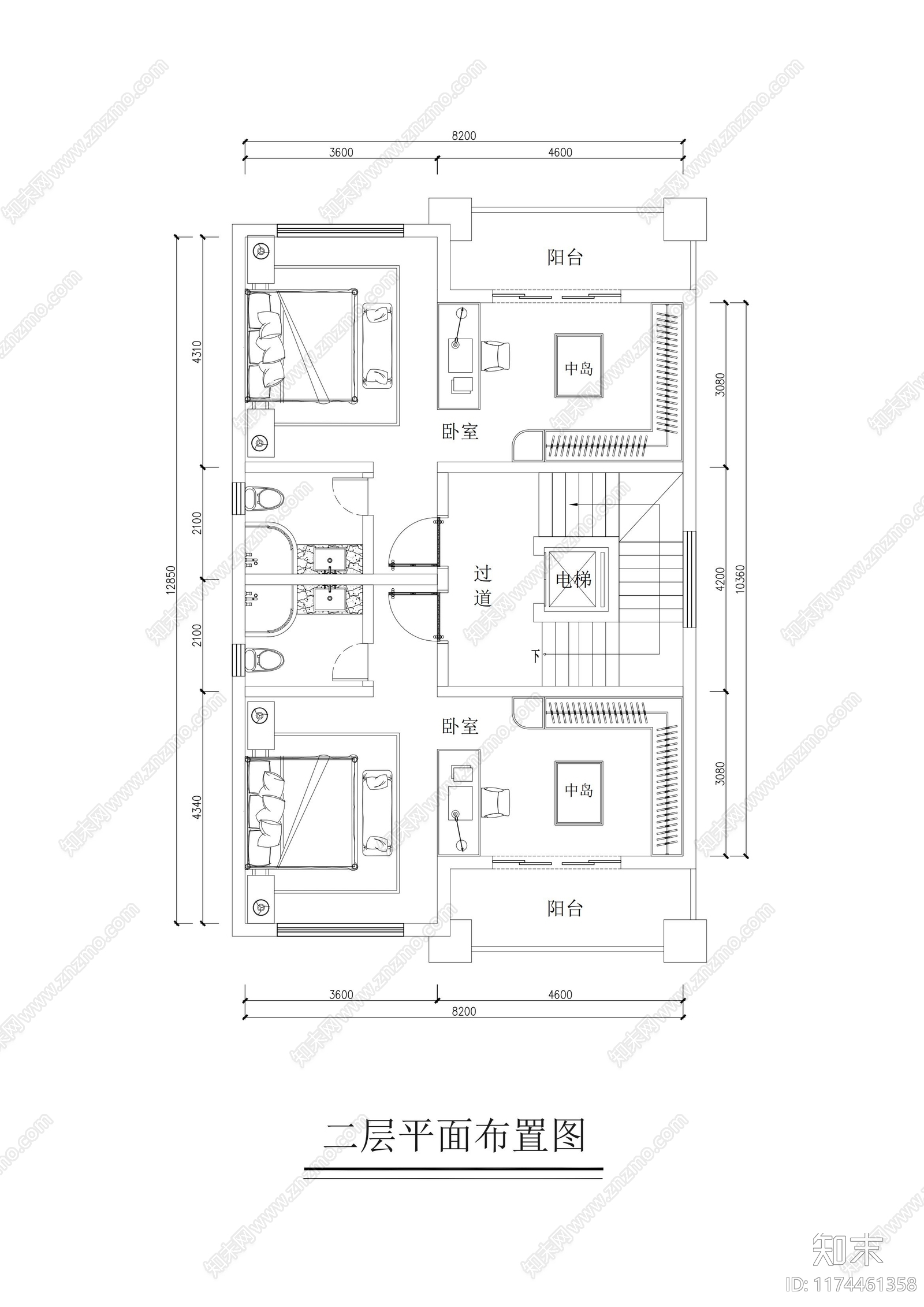 别墅施工图下载【ID:1174461358】