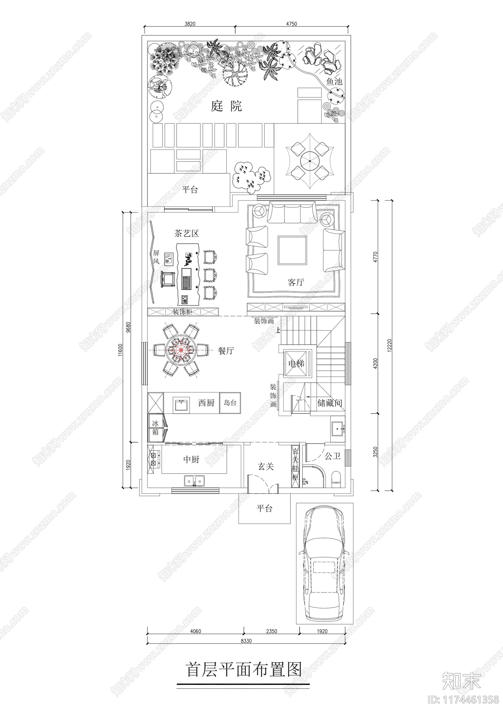 别墅施工图下载【ID:1174461358】