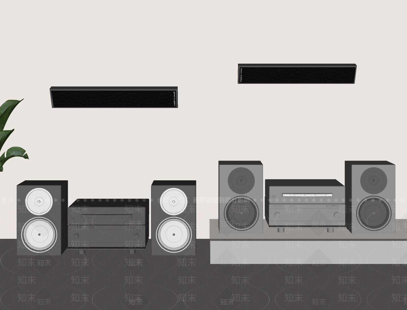 音响SU模型下载【ID:1174462356】