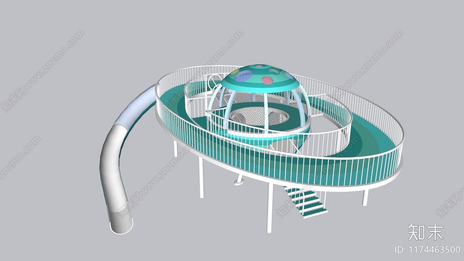 游乐设施SU模型下载【ID:1174463500】