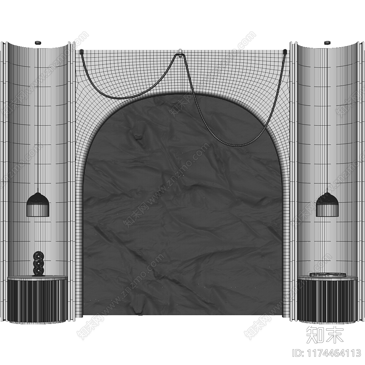 艺术装置3D模型下载【ID:1174464113】