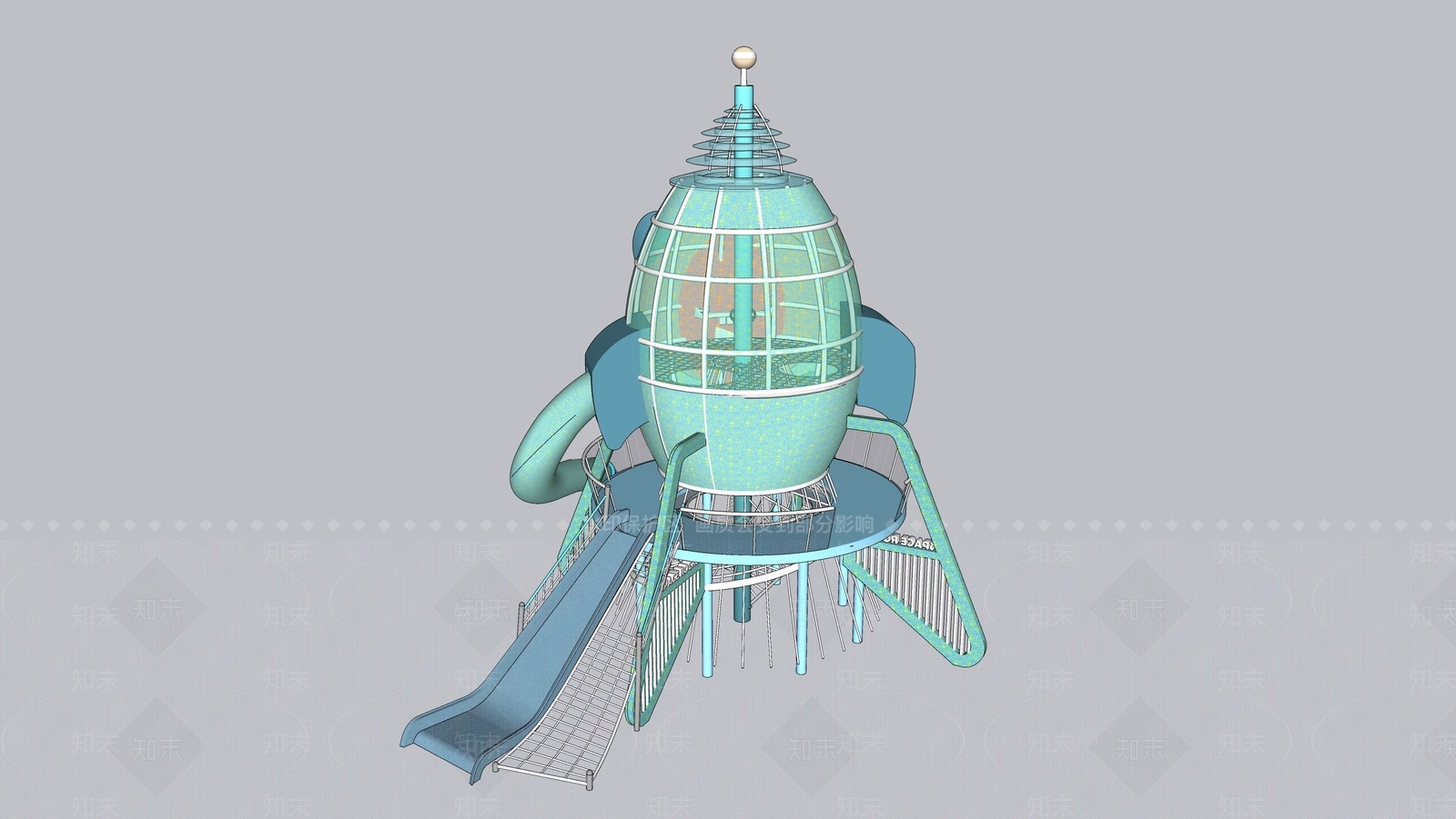 游乐设施SU模型下载【ID:1174465242】