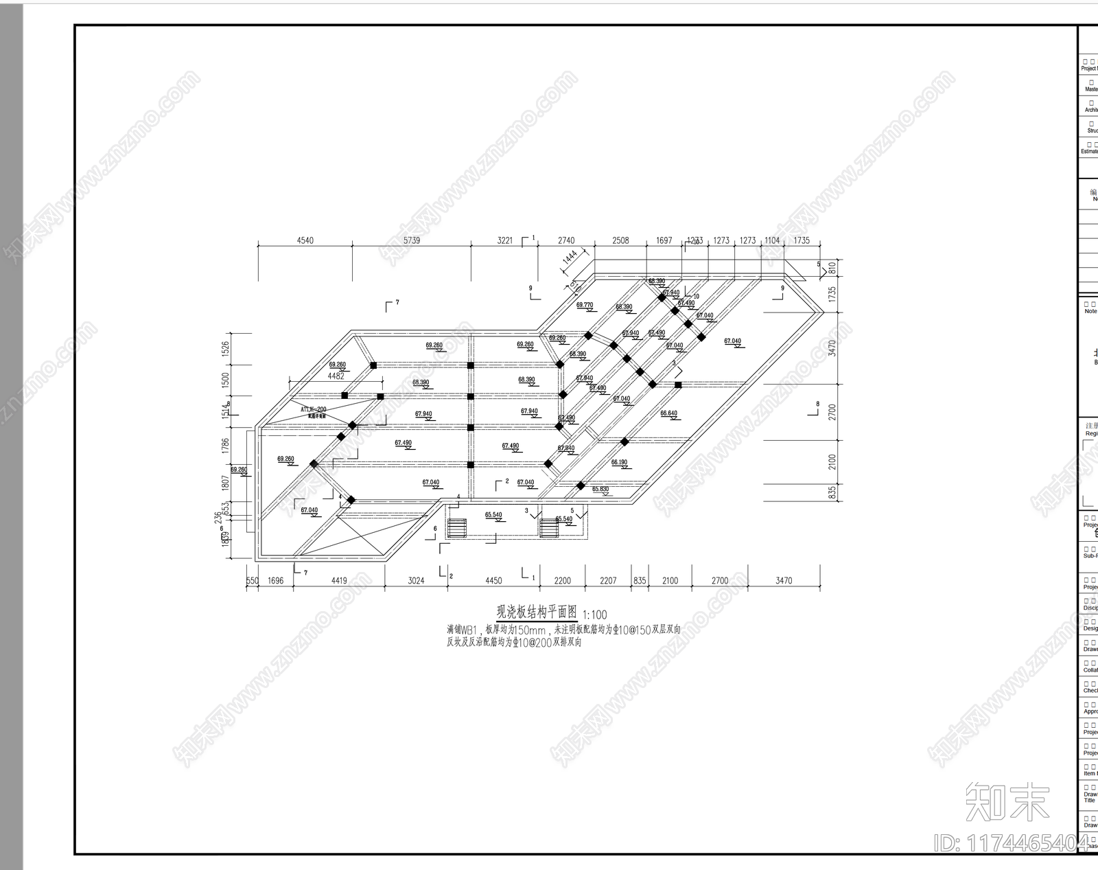 现代简约商业景观cad施工图下载【ID:1174465404】