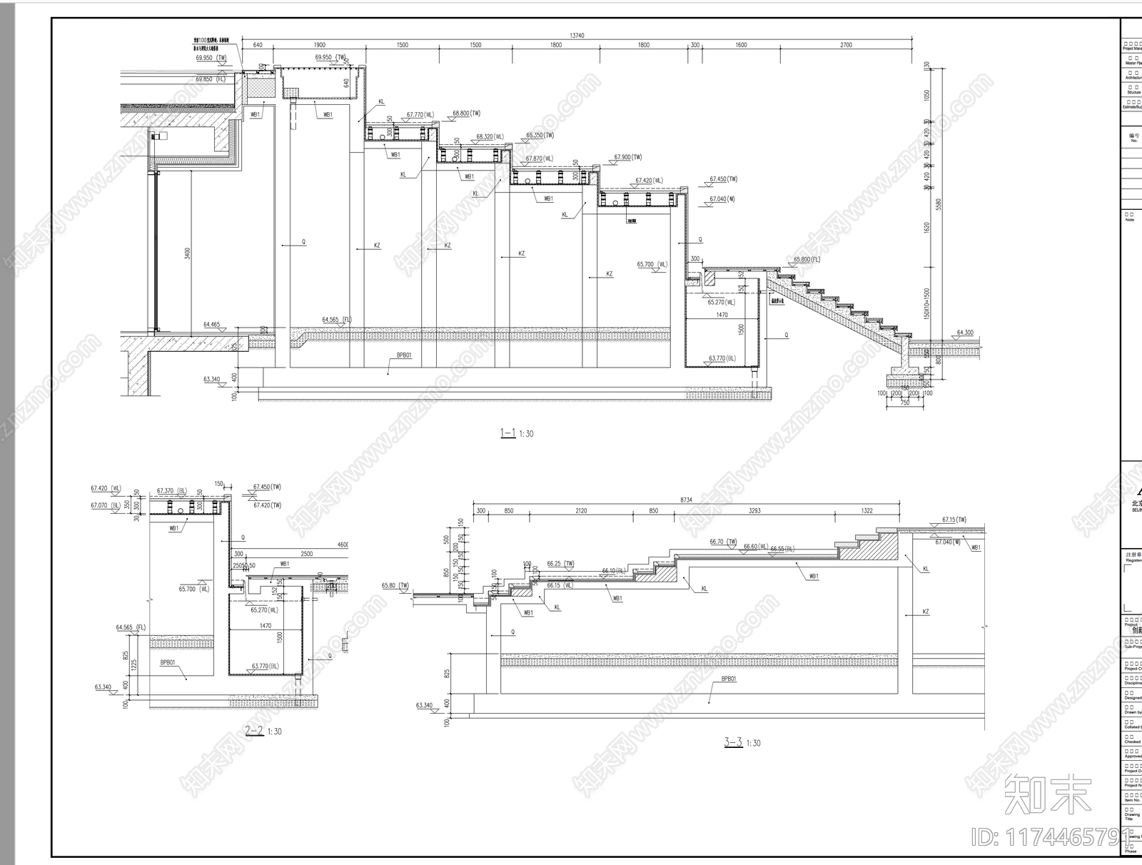 现代极简商业景观cad施工图下载【ID:1174465791】