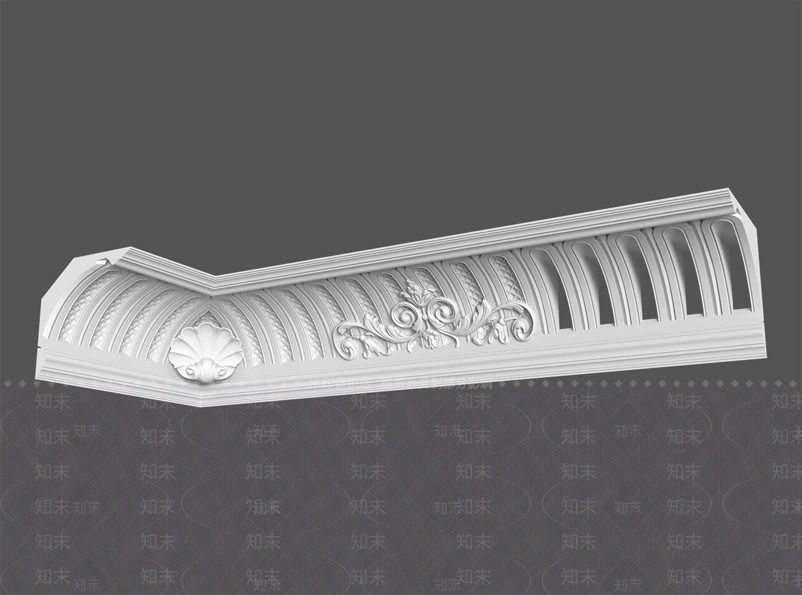 法式线条3D模型下载【ID:1174467096】