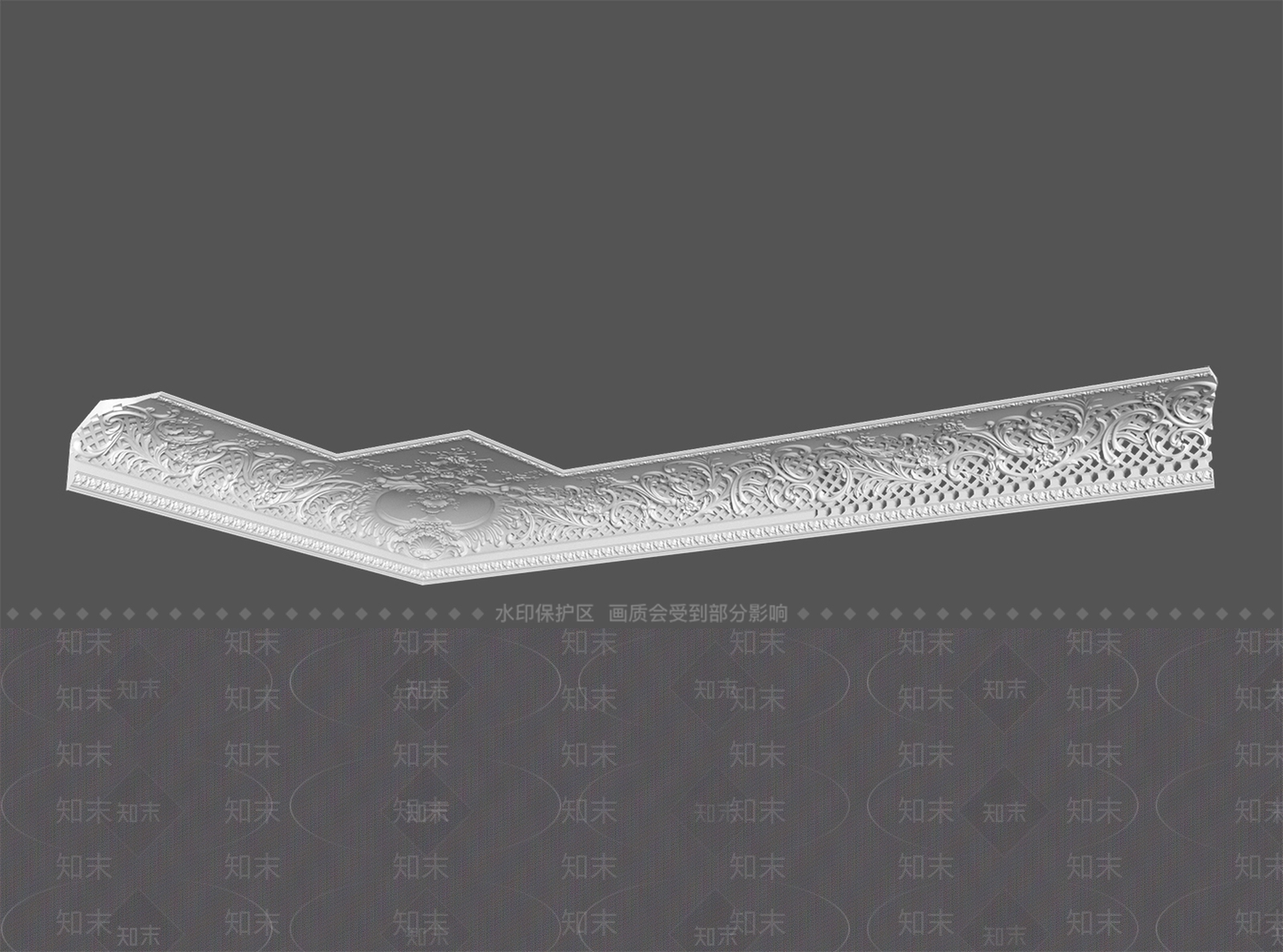 法式线条3D模型下载【ID:1174467461】