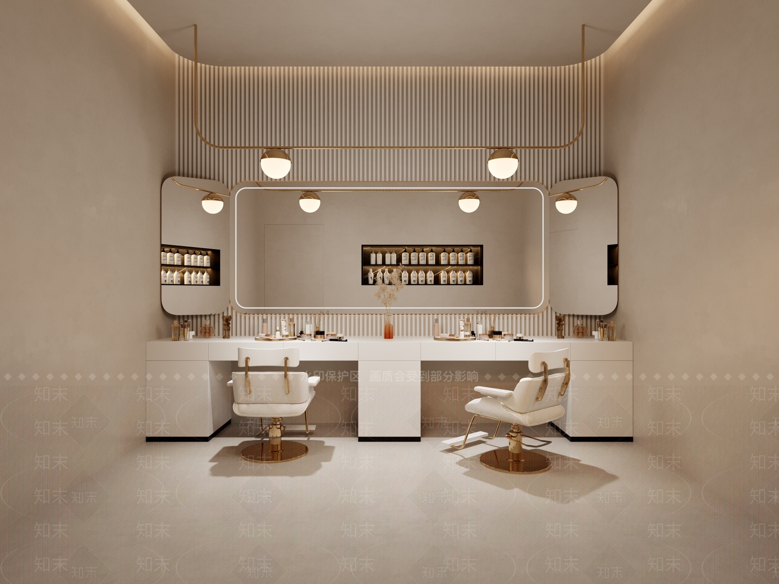 现代美容院3D模型下载【ID:1214793855】