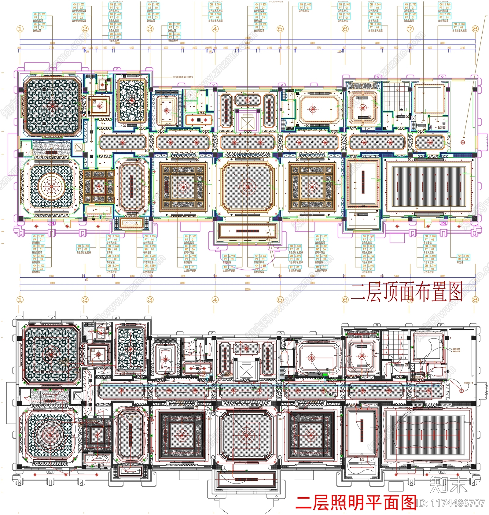 现代工装图库cad施工图下载【ID:1174486707】