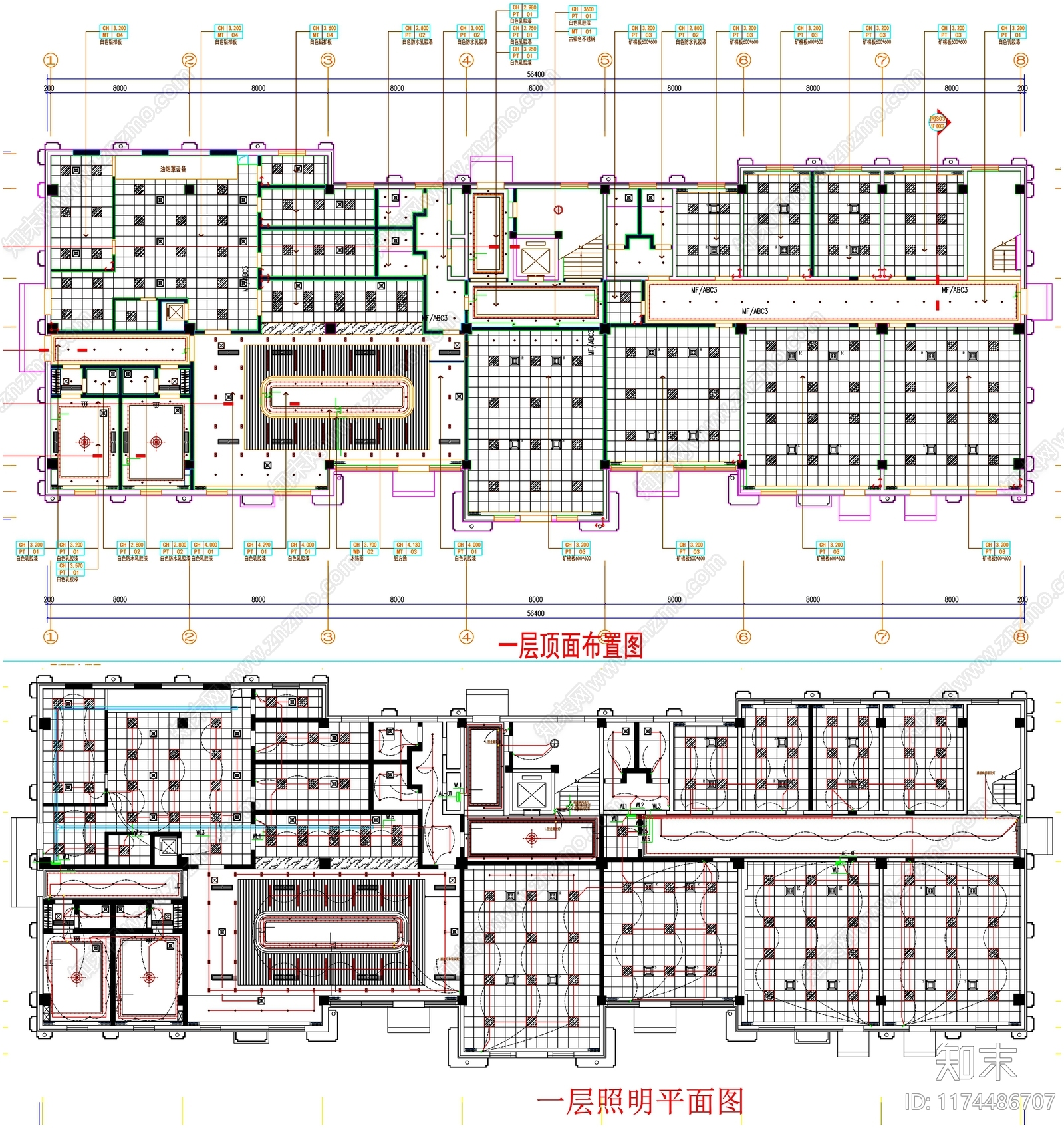 现代工装图库cad施工图下载【ID:1174486707】