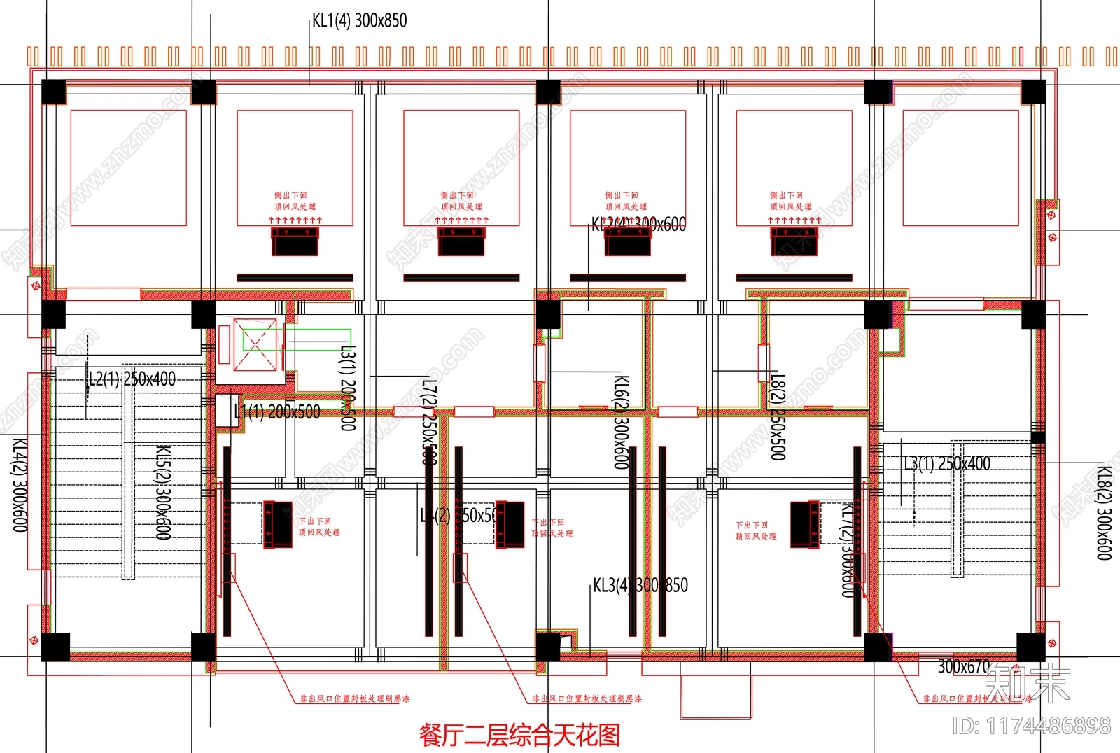 现代工装图库cad施工图下载【ID:1174486898】