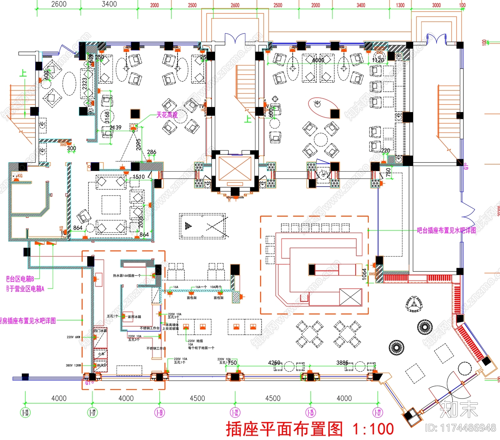 现代工装图库cad施工图下载【ID:1174486948】