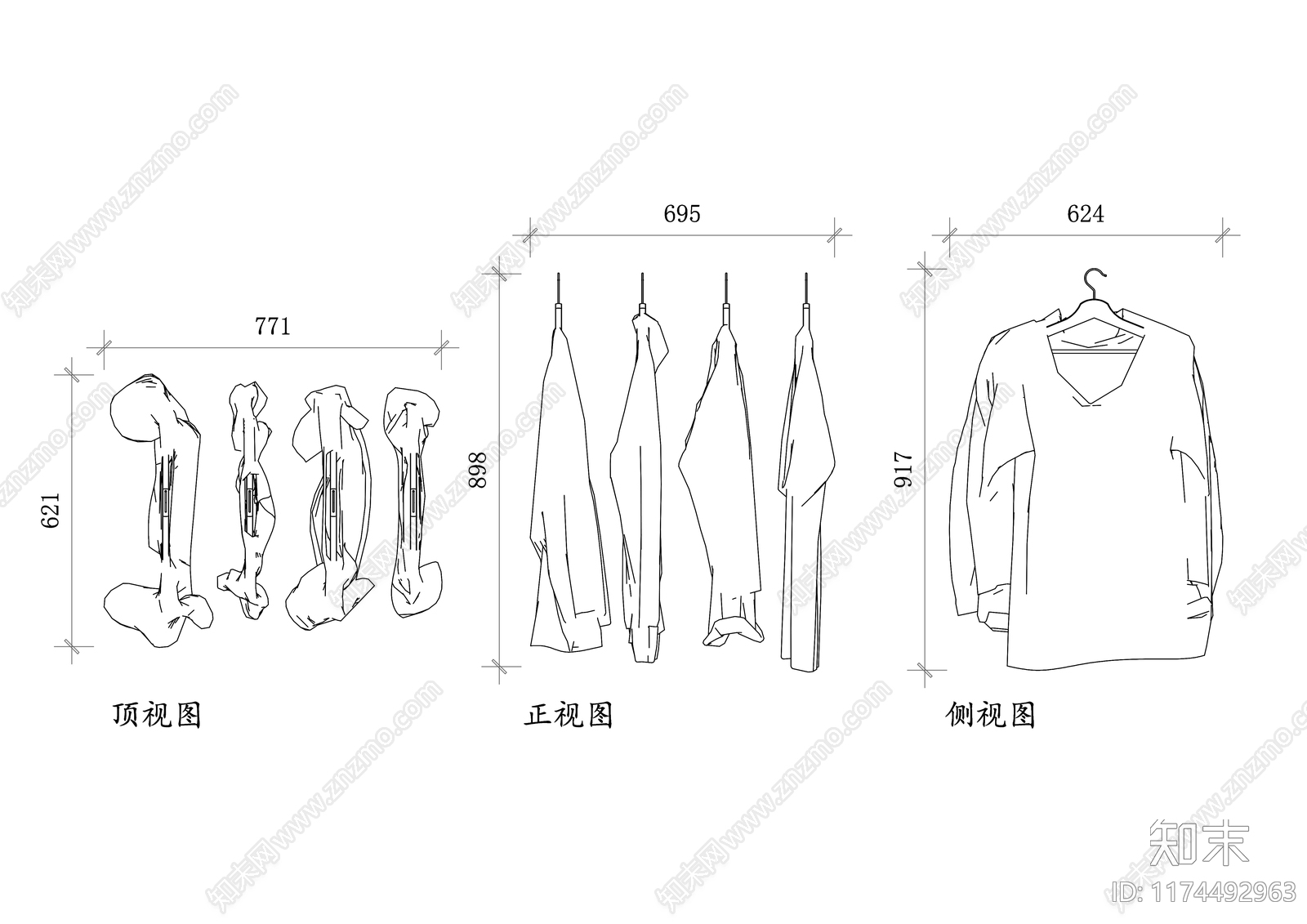 现代服装鞋帽cad施工图下载【ID:1174492963】