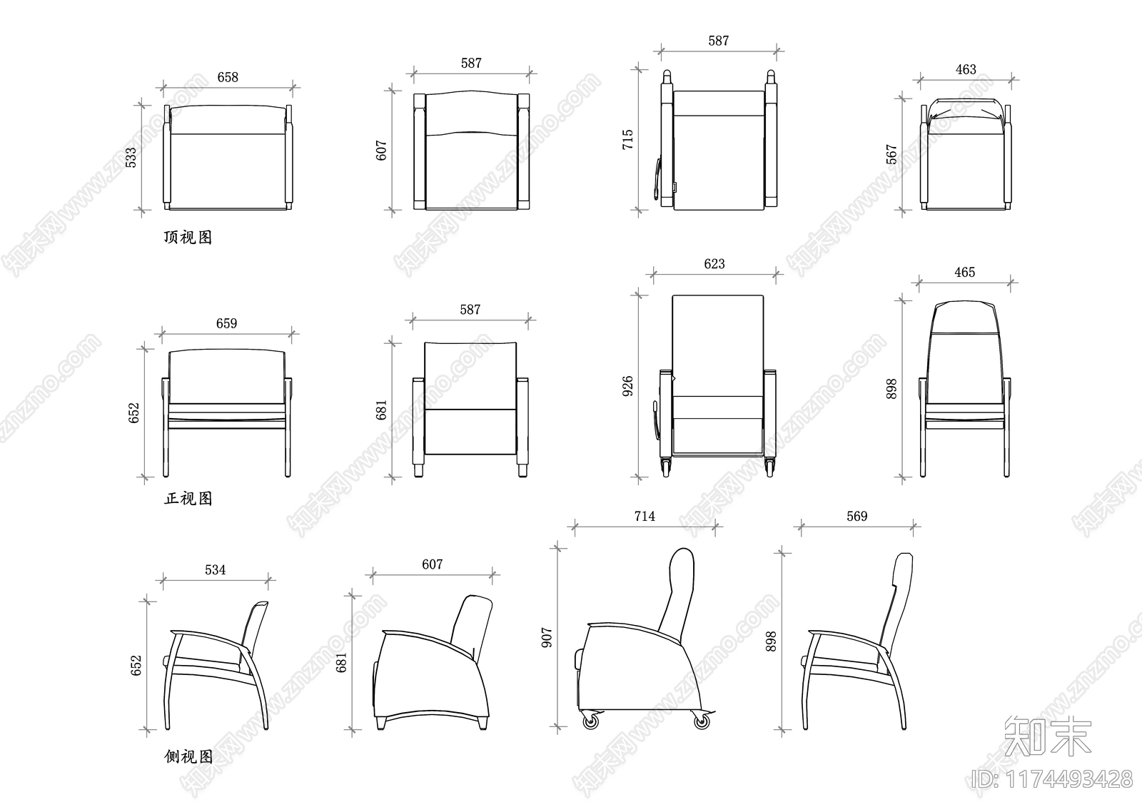 现代医院cad施工图下载【ID:1174493428】
