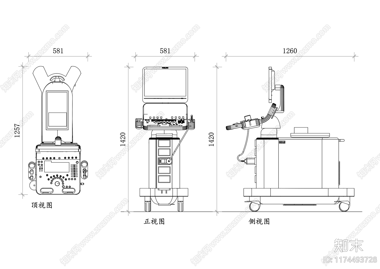 现代医院cad施工图下载【ID:1174493728】