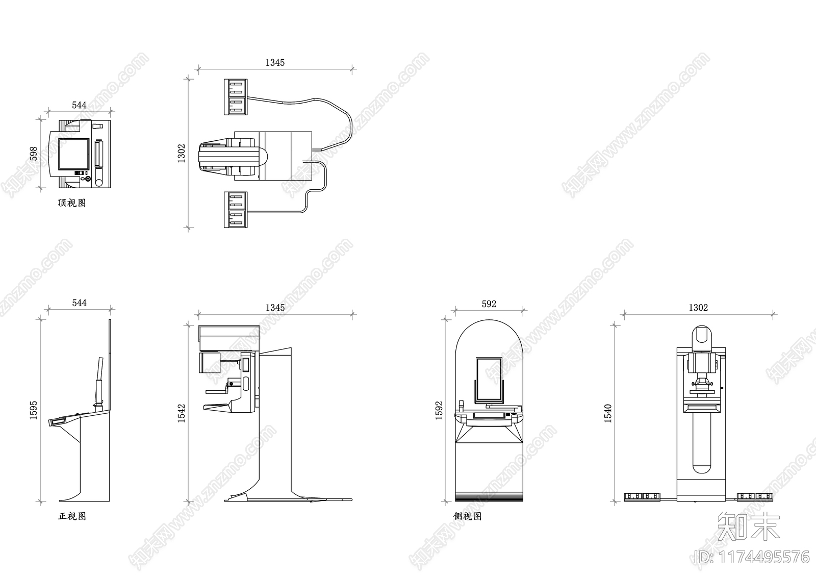 现代医院cad施工图下载【ID:1174495576】