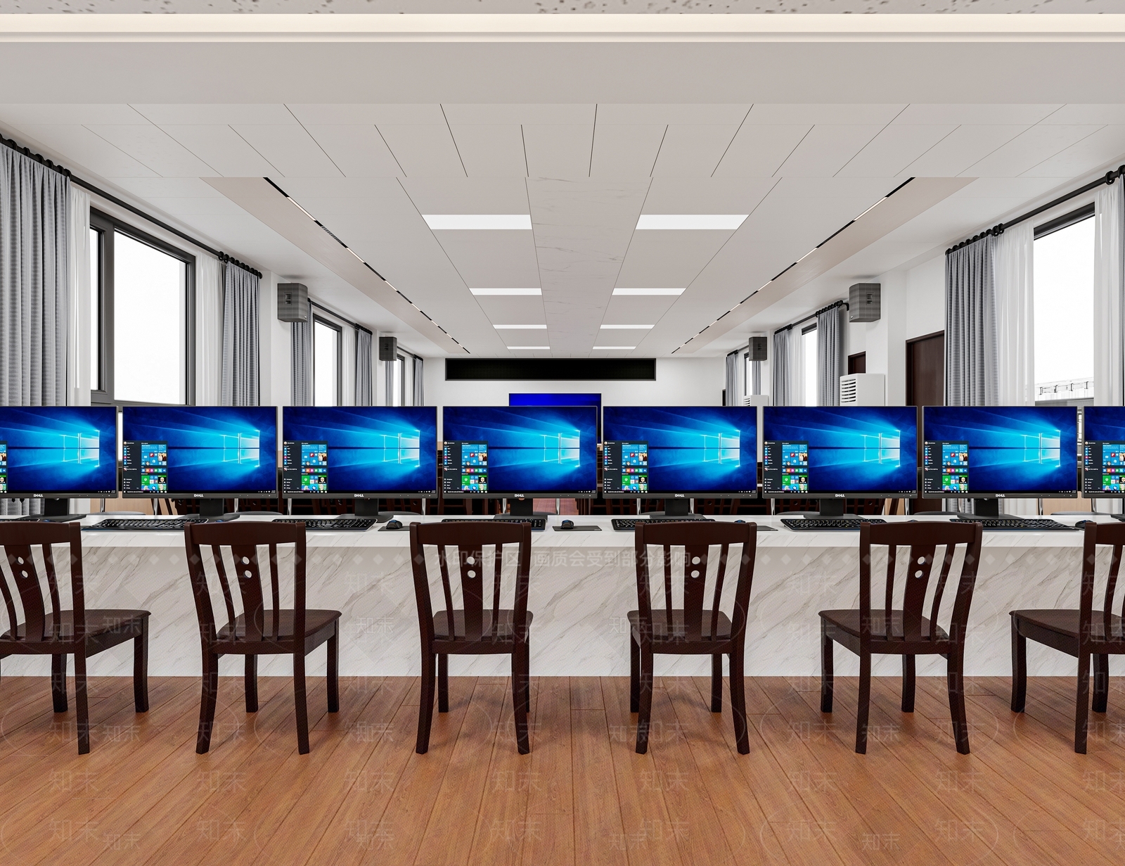 现代会议室3D模型下载【ID:1174499176】