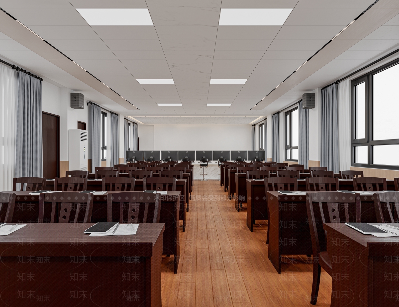 现代会议室3D模型下载【ID:1174499176】