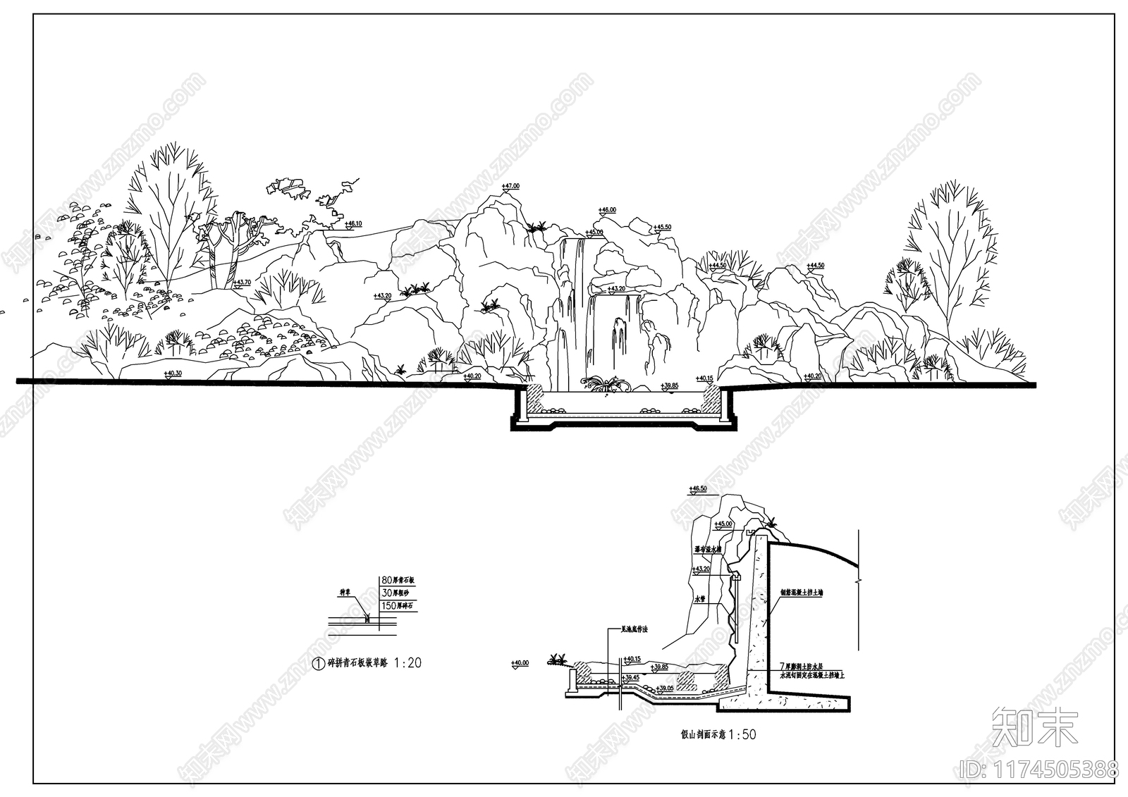 景观节点施工图下载【ID:1174505388】