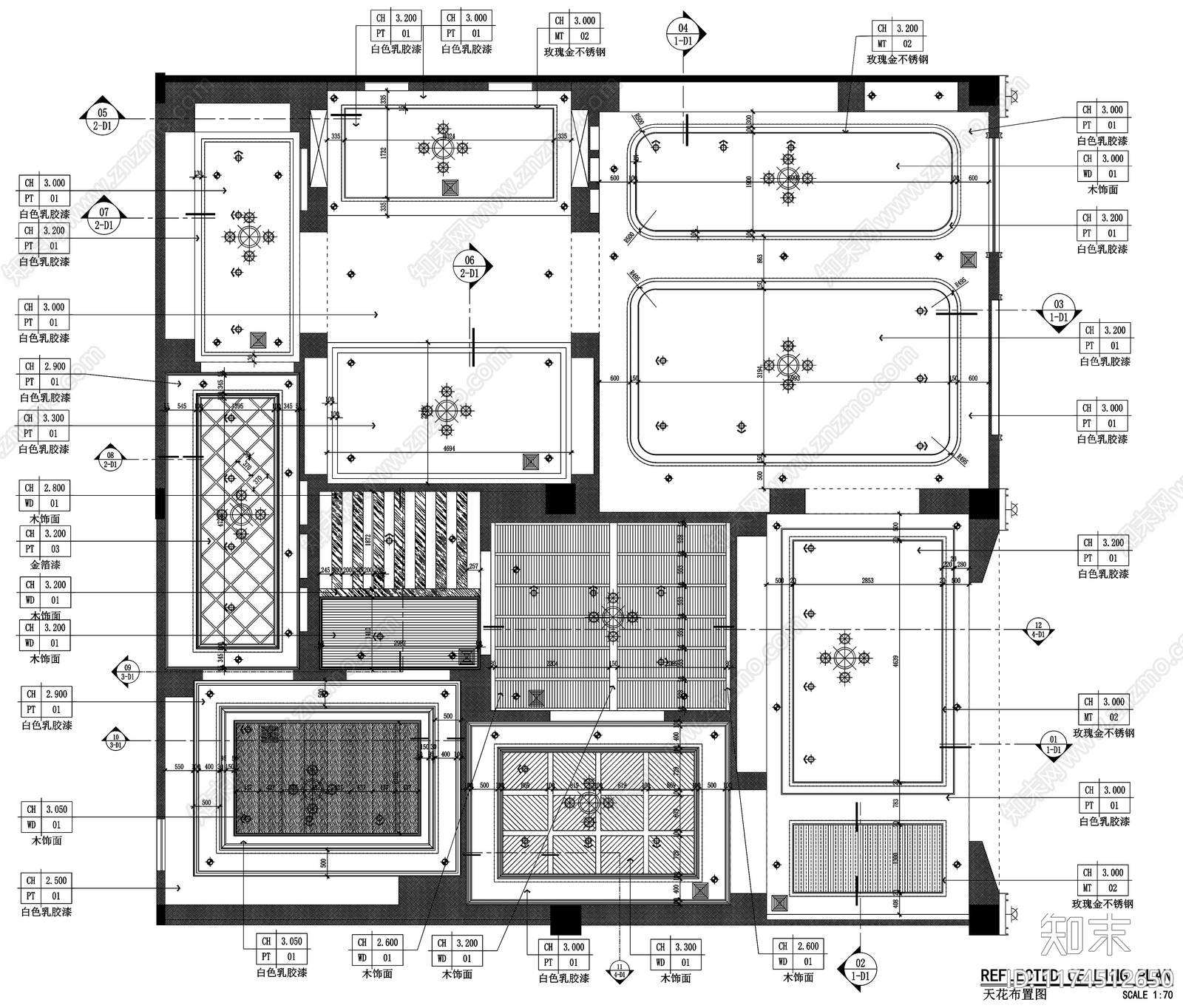 现代其他商业空间cad施工图下载【ID:1174512650】