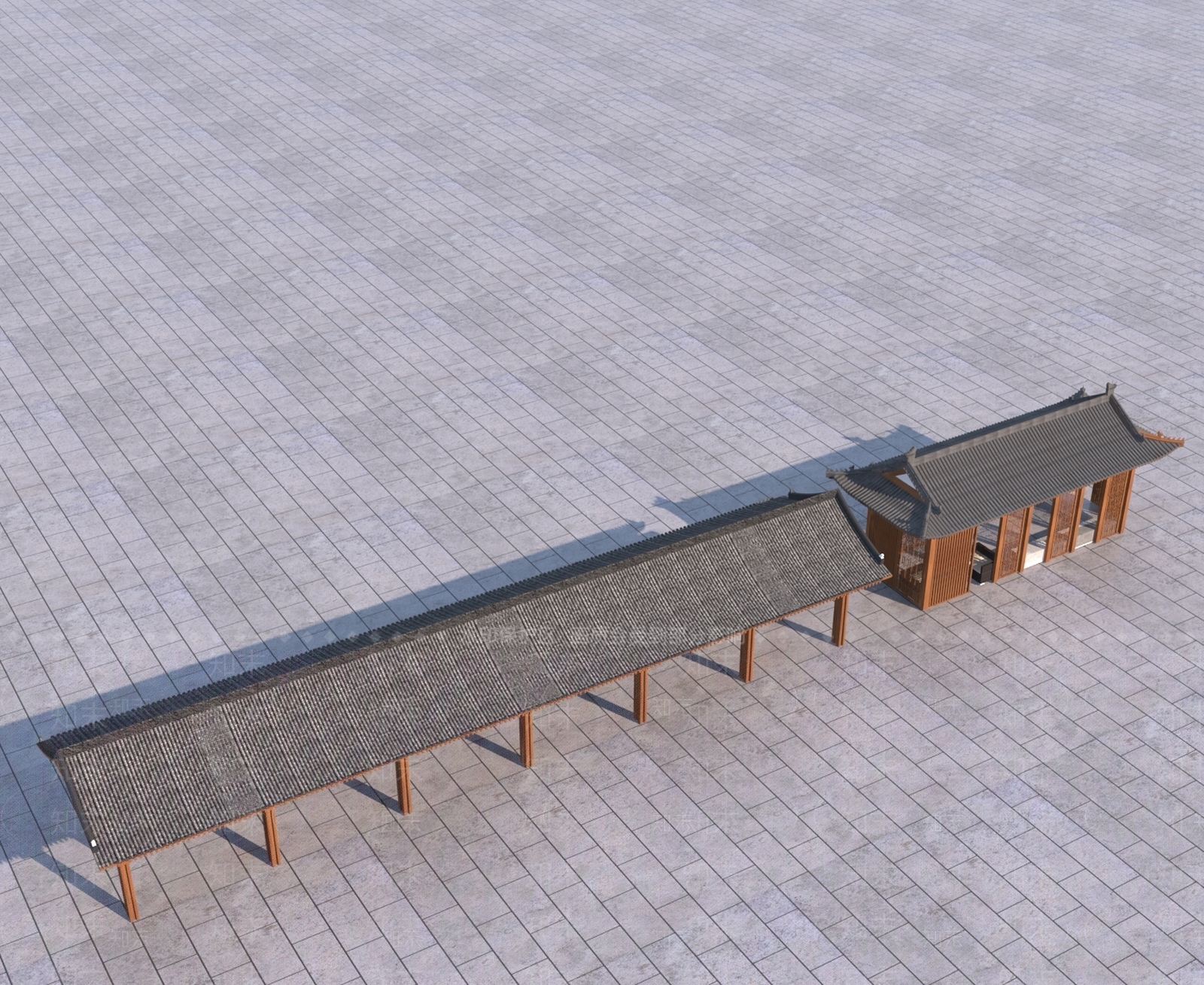 现代单人沙发3D模型下载【ID:1174522534】