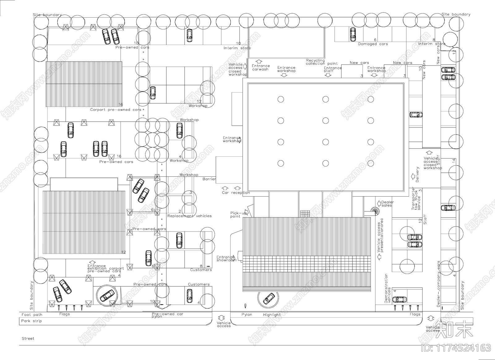 现代其他商业建筑施工图下载【ID:1174524163】