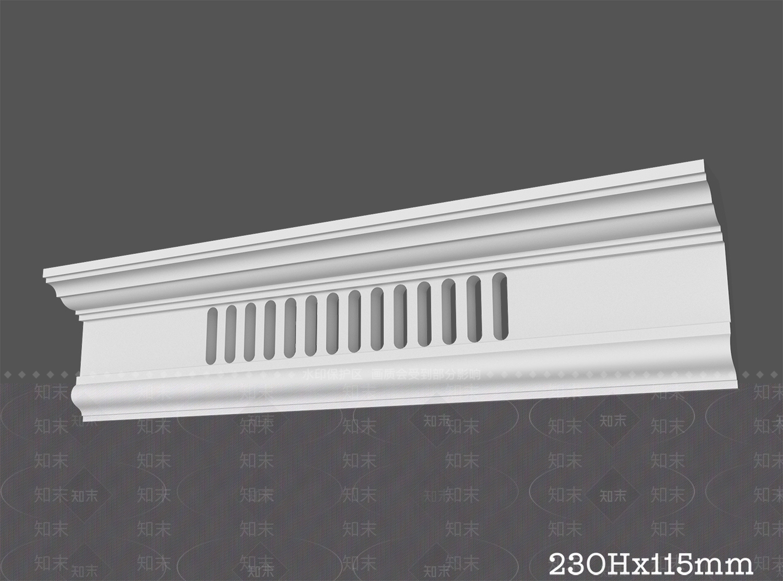 法式线条3D模型下载【ID:1174526253】