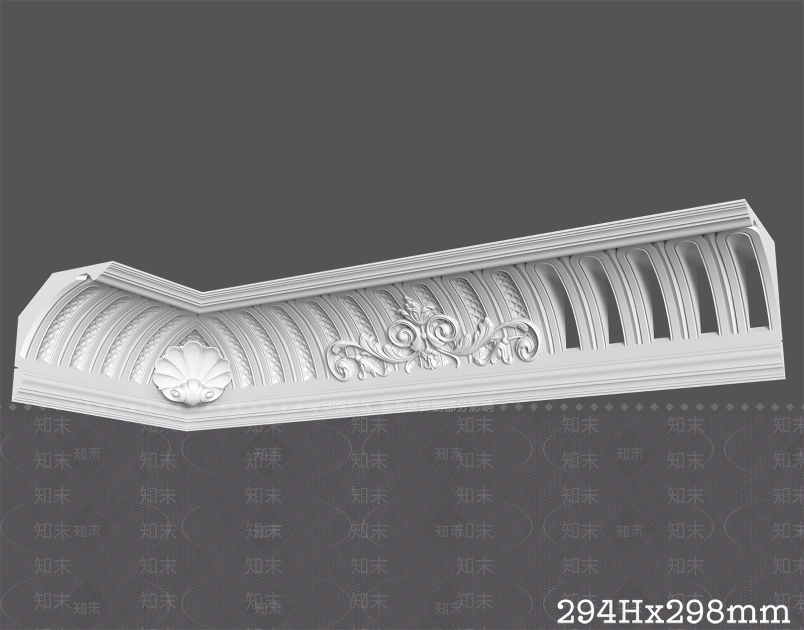 法式线条3D模型下载【ID:1174529546】