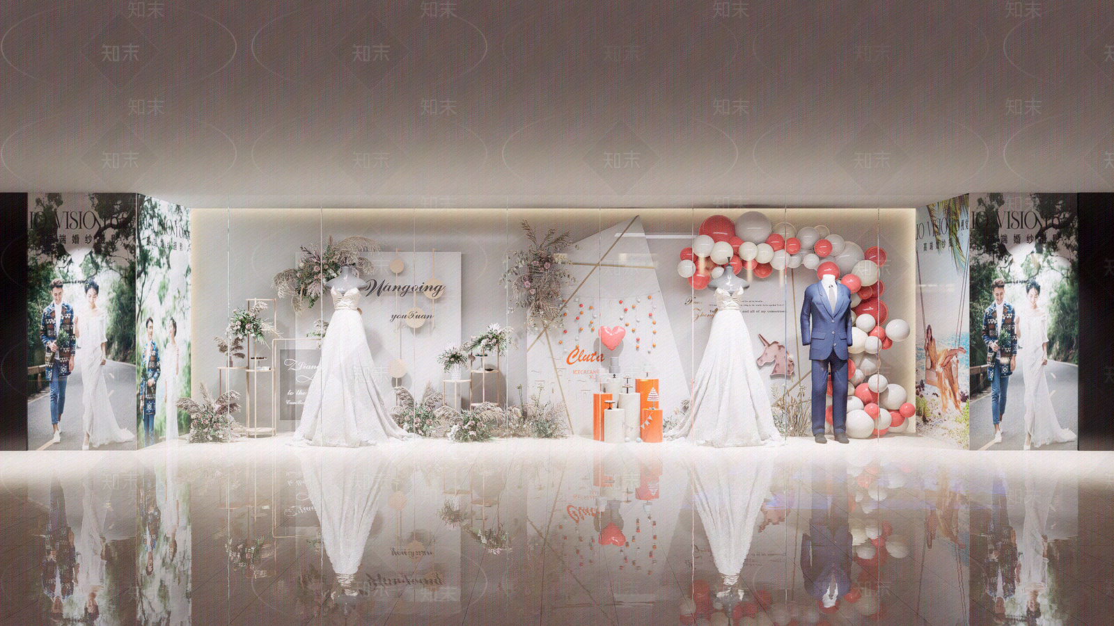 现代橱窗贴图下载【ID:1174531197】