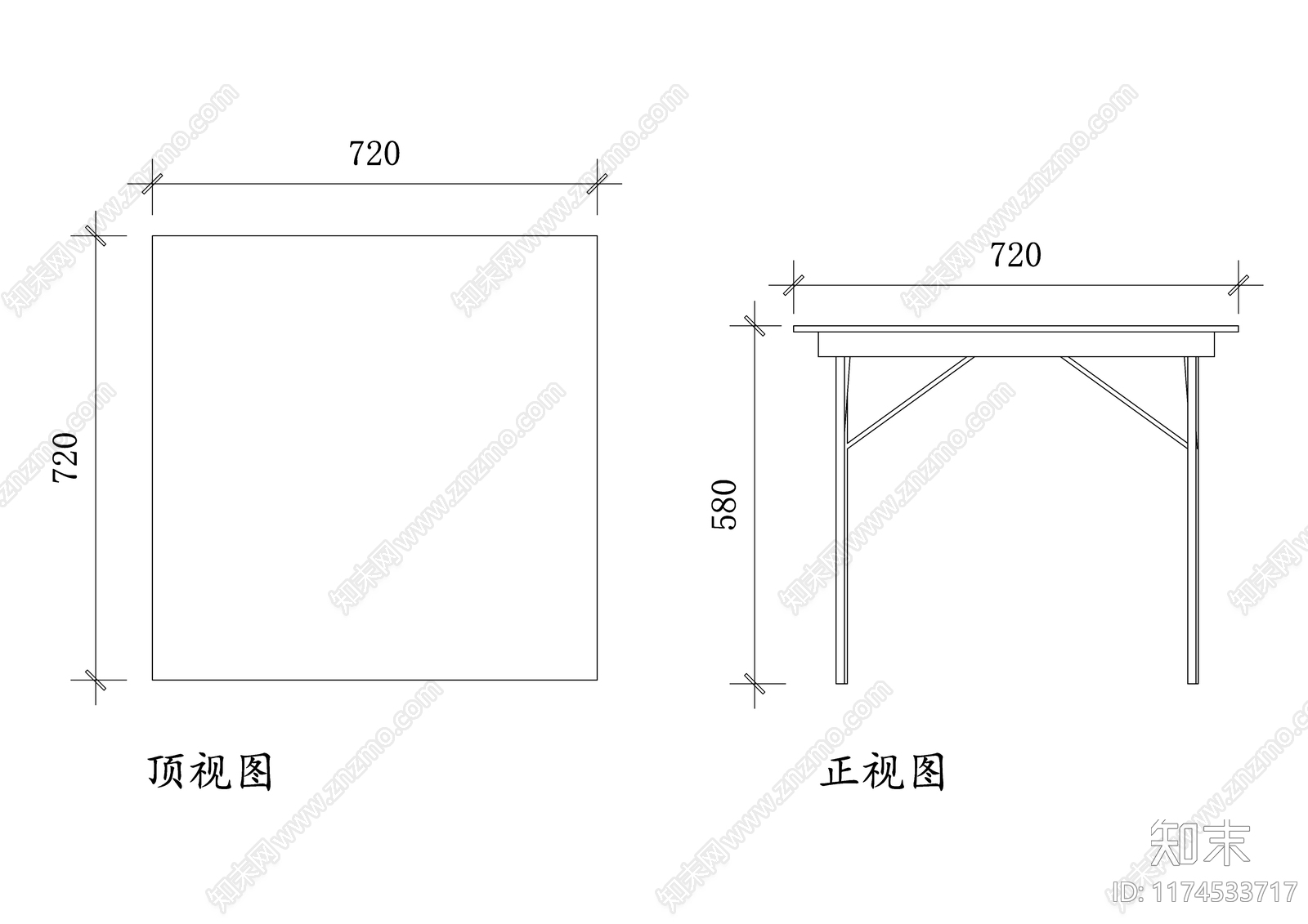 现代西餐厅cad施工图下载【ID:1174533717】