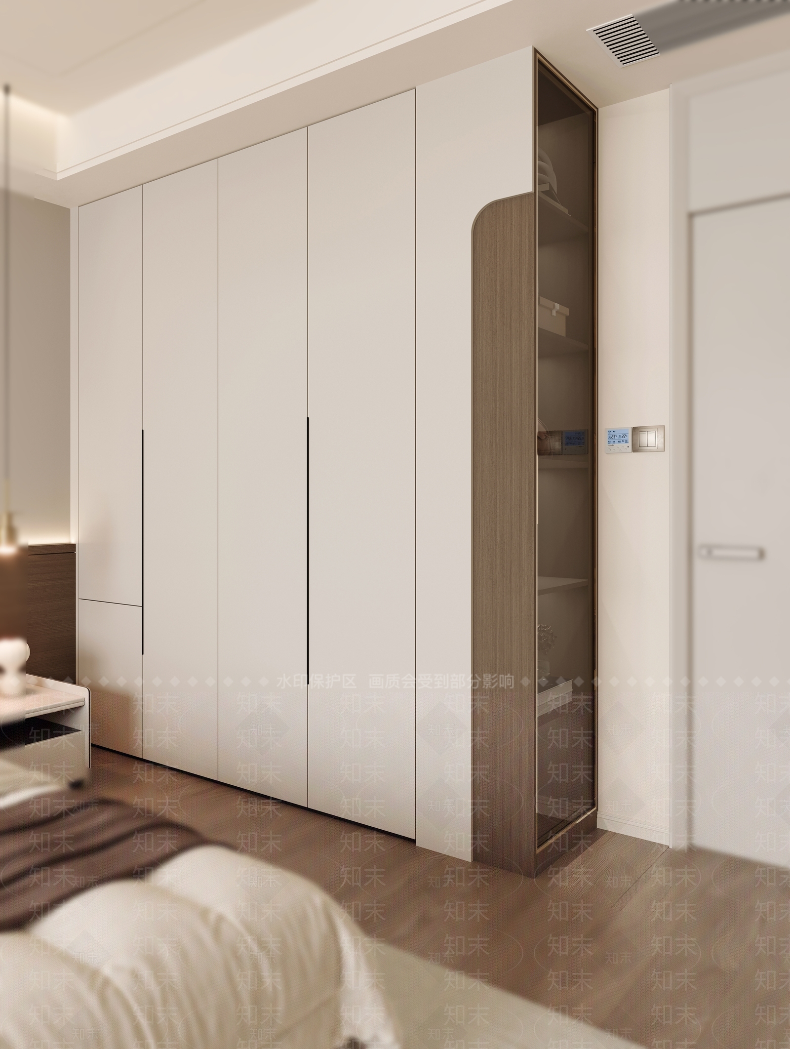 现代衣柜3D模型下载【ID:1174550169】