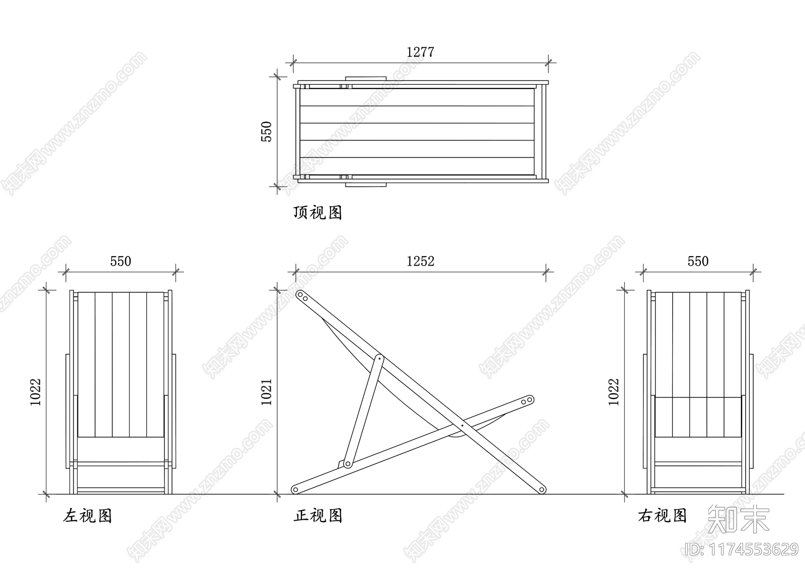 现代庭院施工图下载【ID:1174553629】