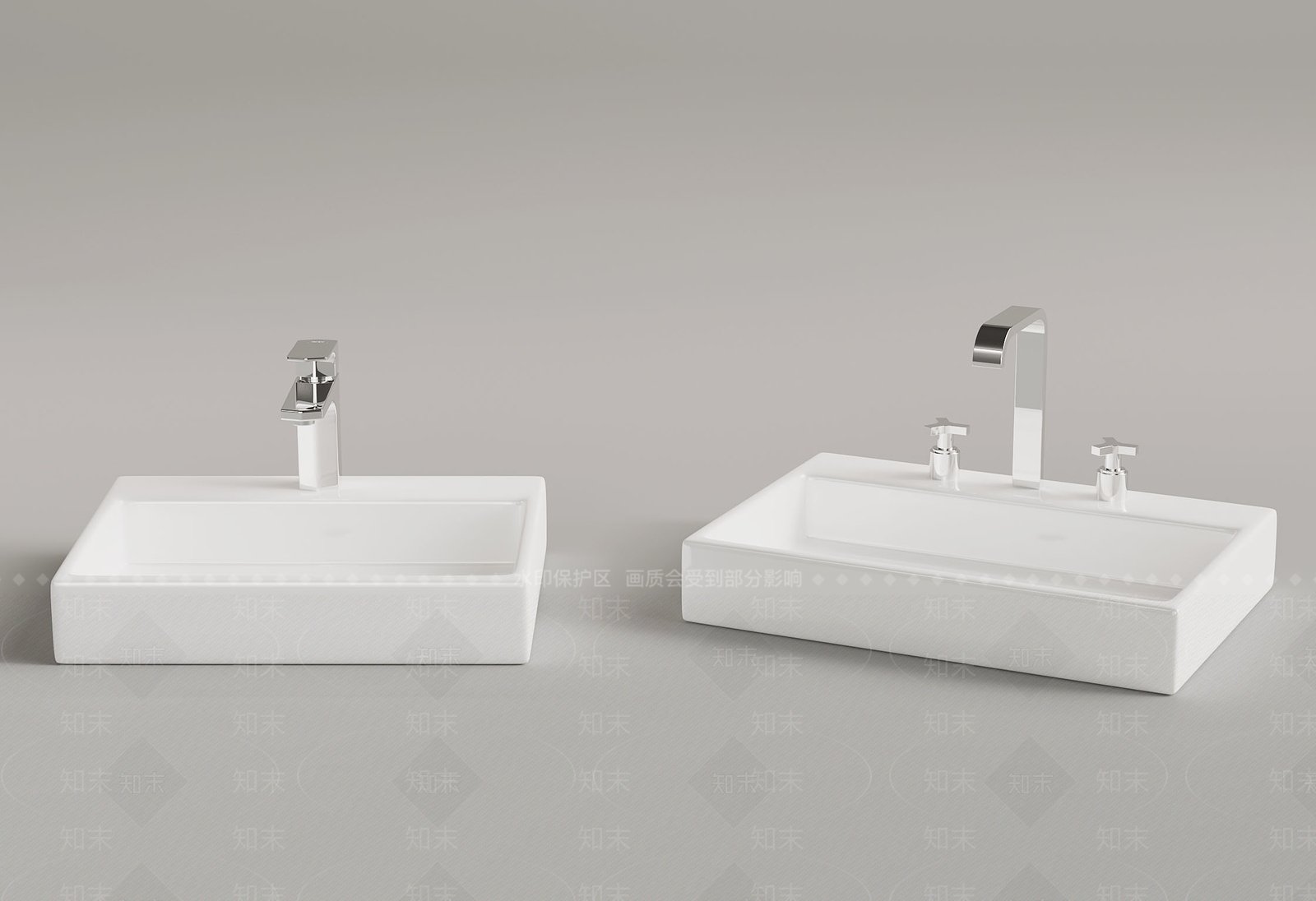 洗手台3D模型下载【ID:1174558630】