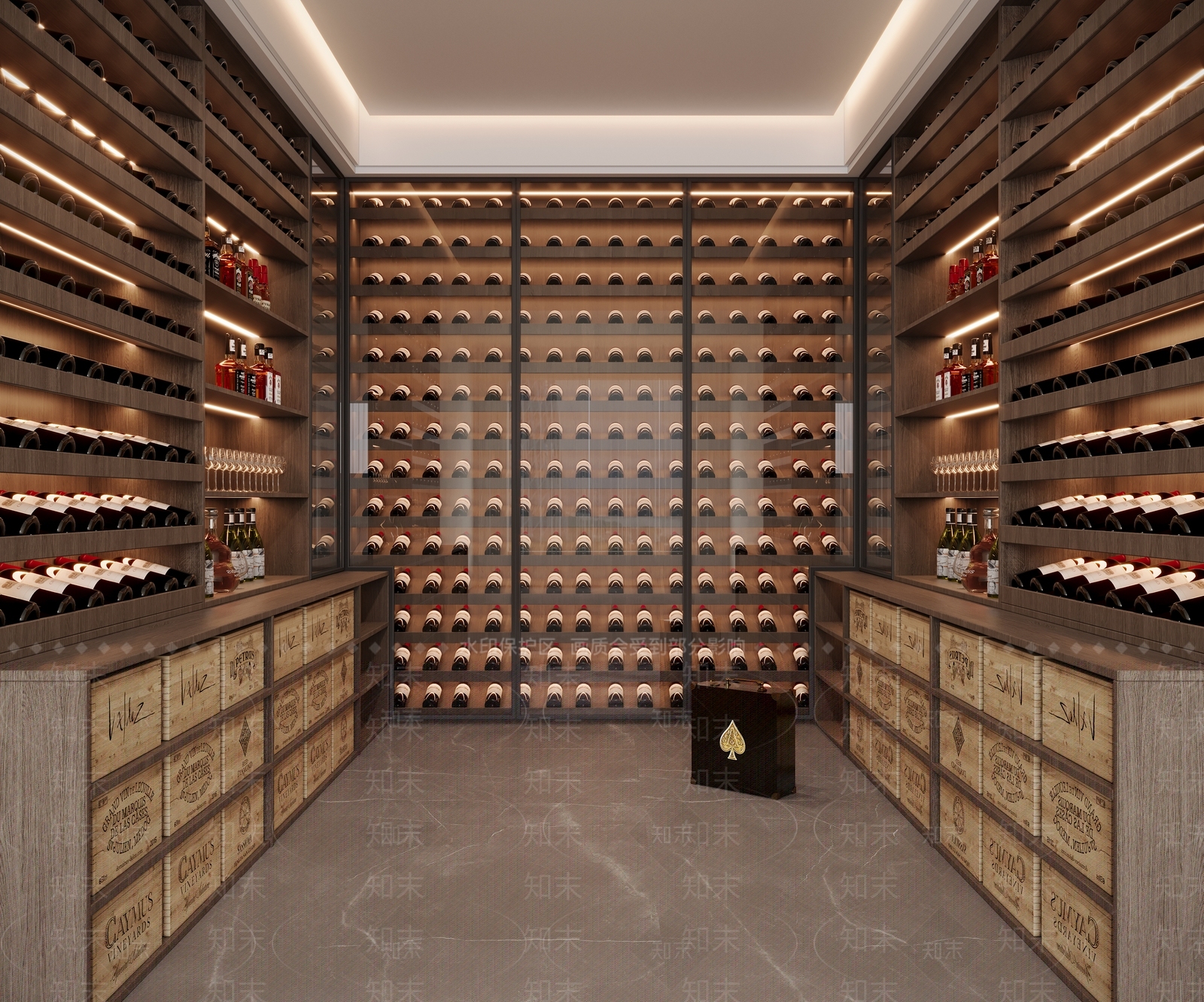 现代酒窖3D模型下载【ID:1174569259】