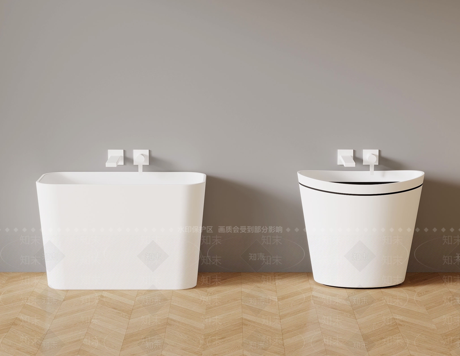 拖把池SU模型下载【ID:1174571874】