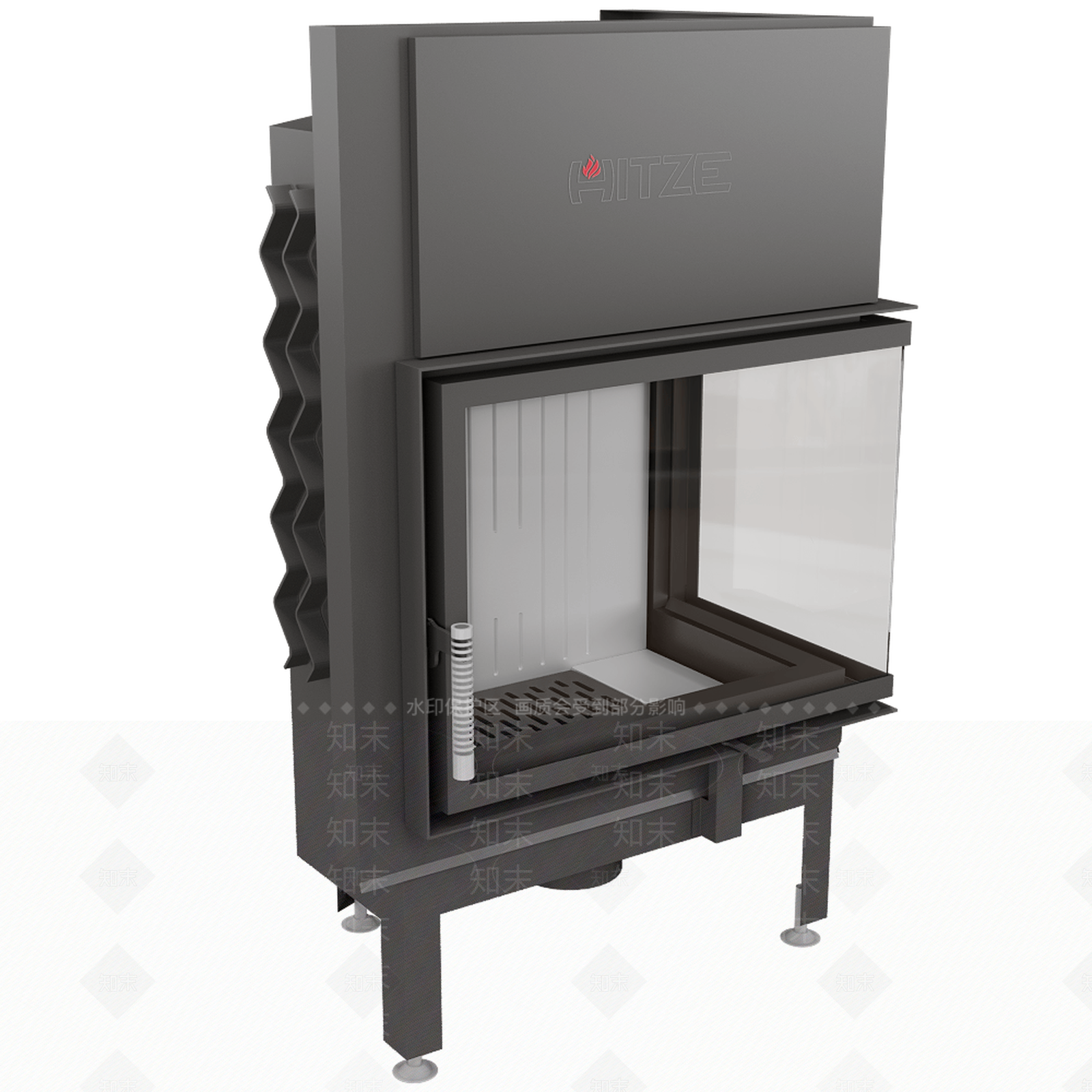 现代壁炉3D模型下载【ID:1174576553】
