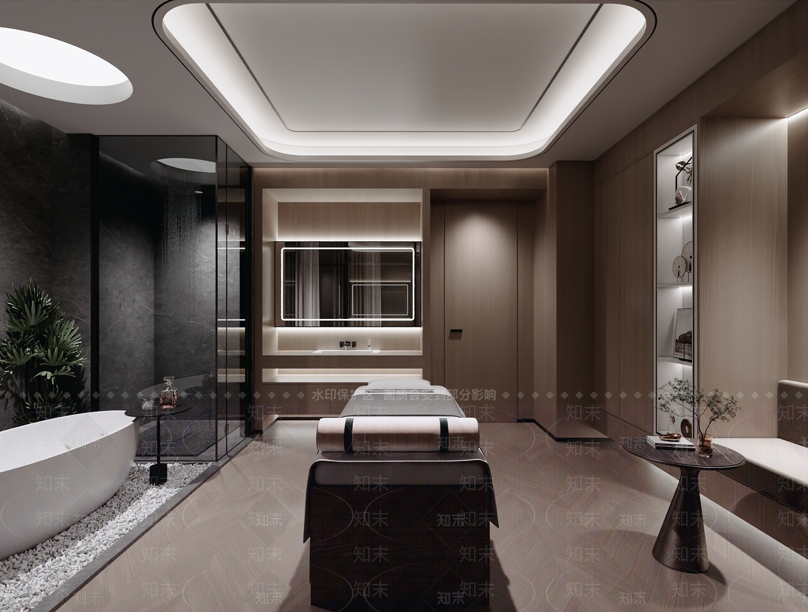 新中式美容院3D模型下载【ID:1174580627】