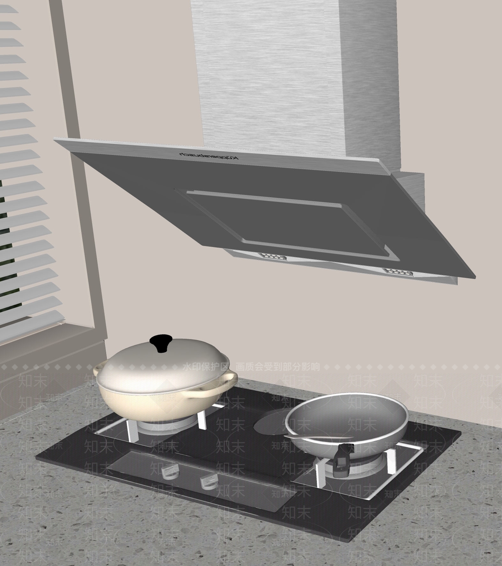 灶台SU模型下载【ID:1174580810】