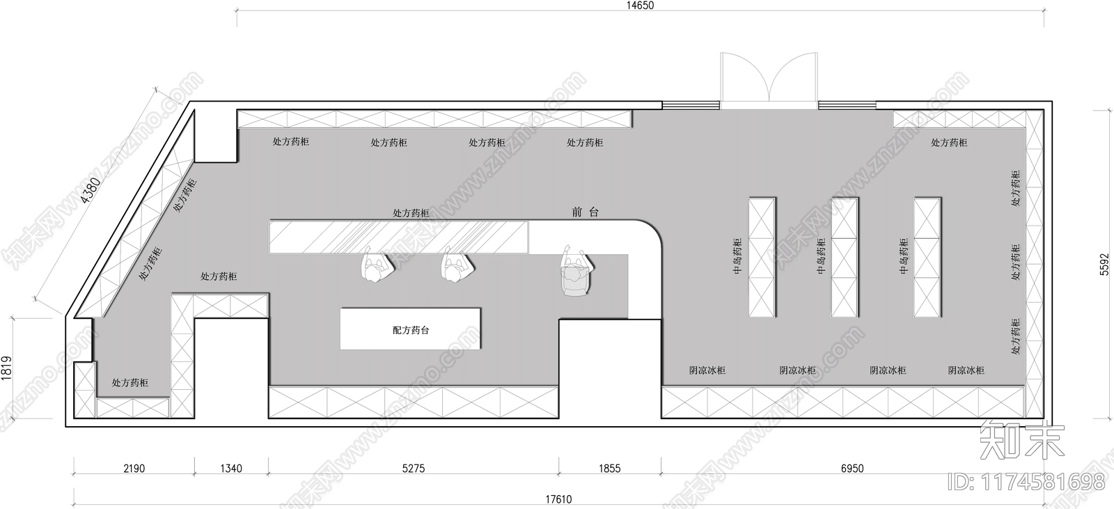现代其他工装空间cad施工图下载【ID:1174581698】