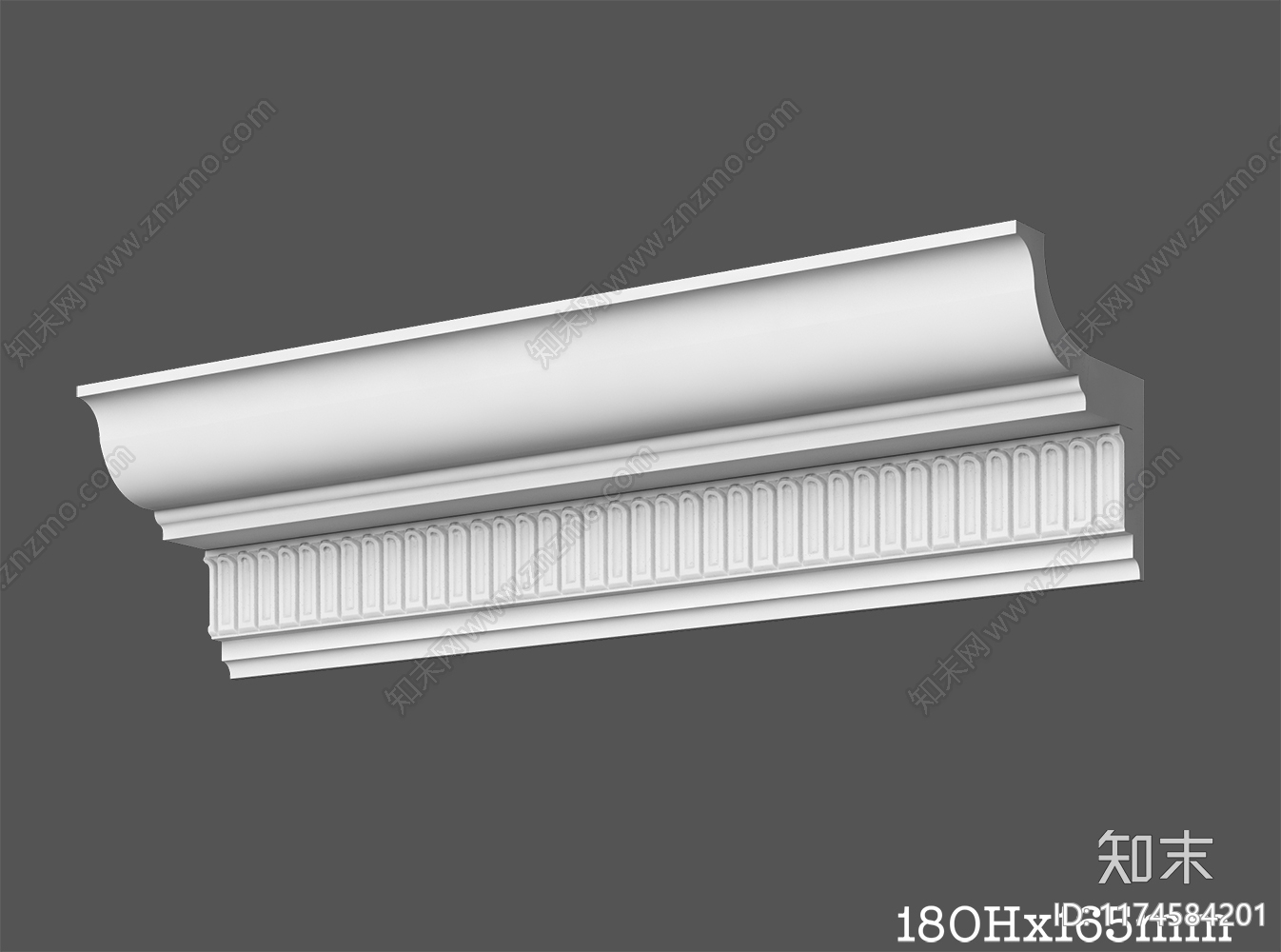 法式线条3D模型下载【ID:1174584201】