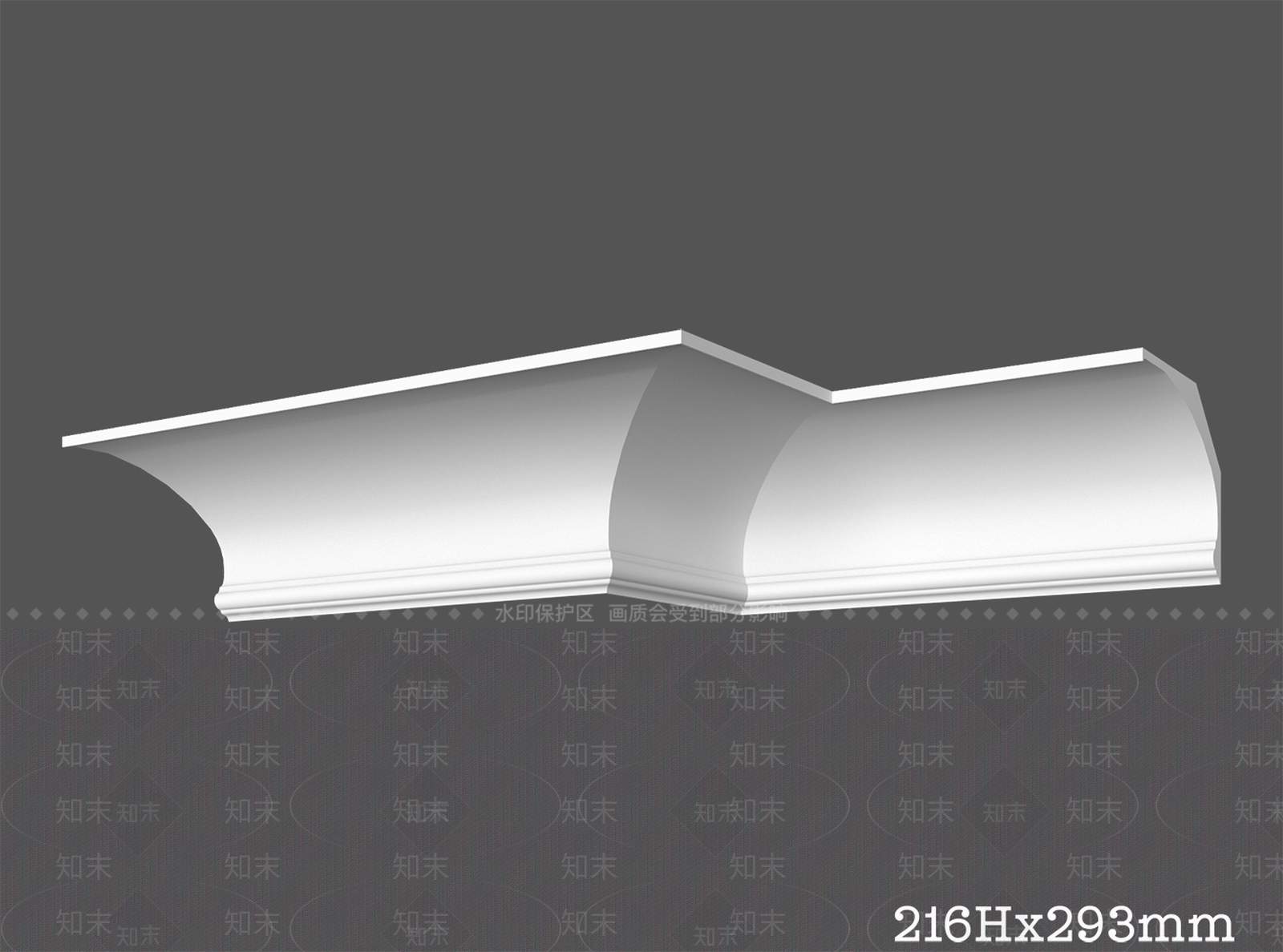 法式线条3D模型下载【ID:1174584676】