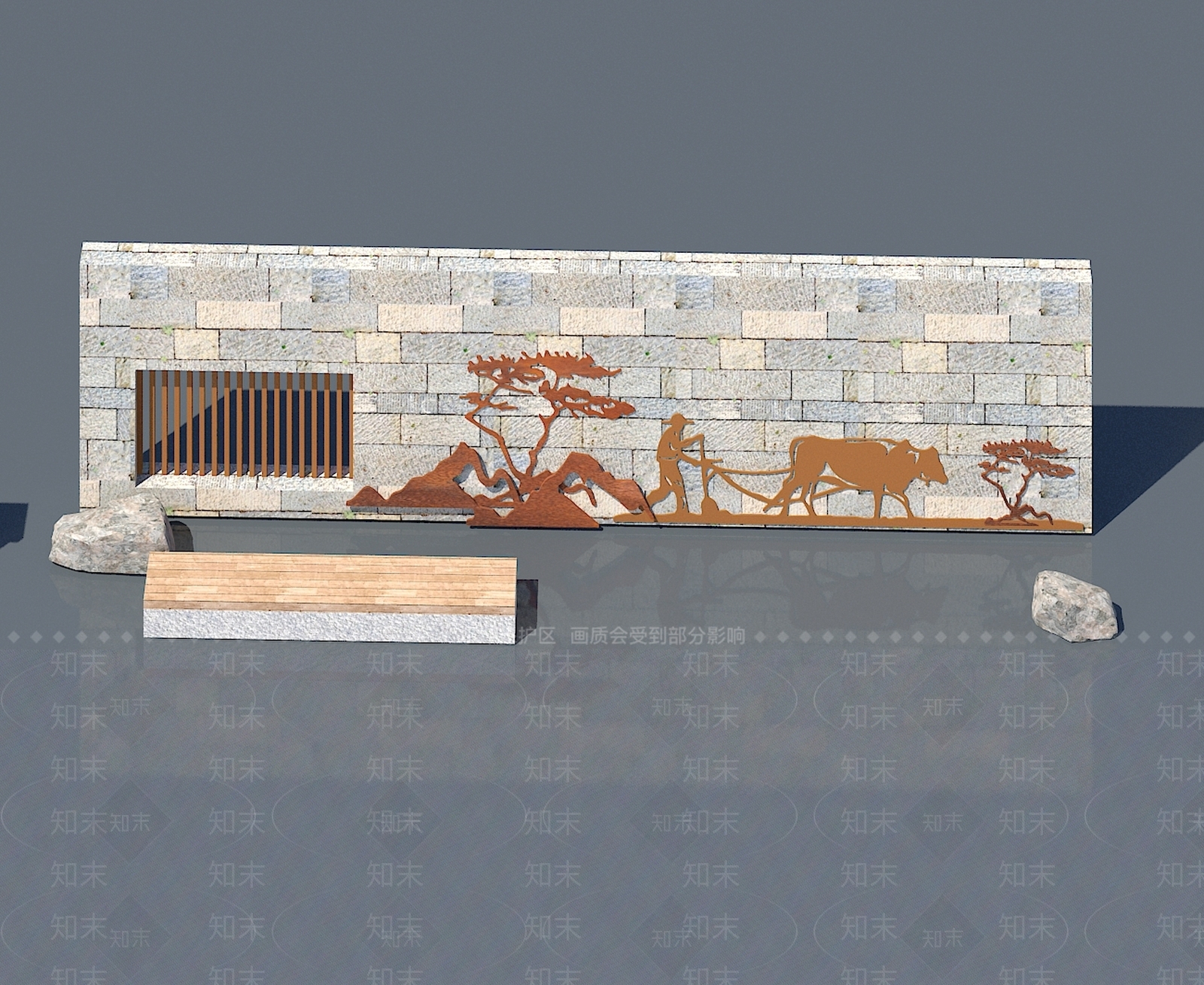 现代单人沙发3D模型下载【ID:1174588377】