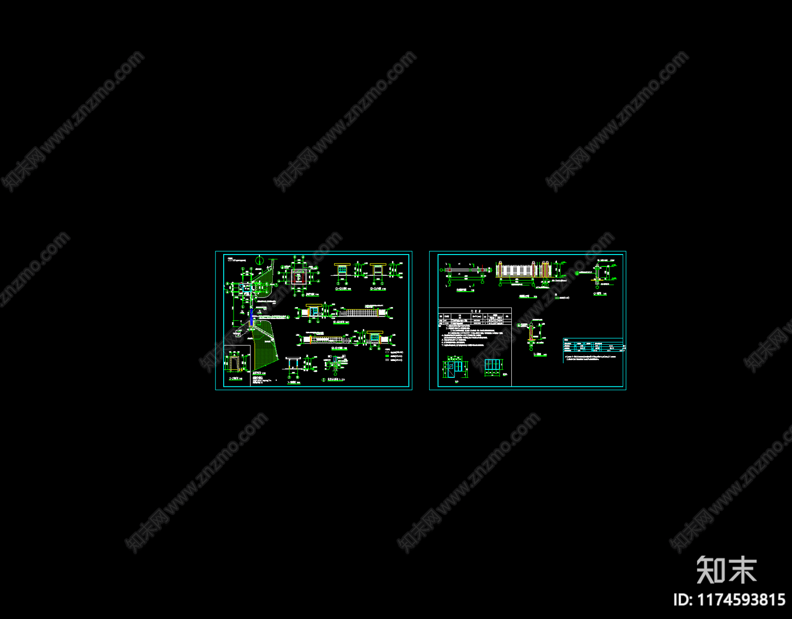 现代医院建筑cad施工图下载【ID:1174593815】