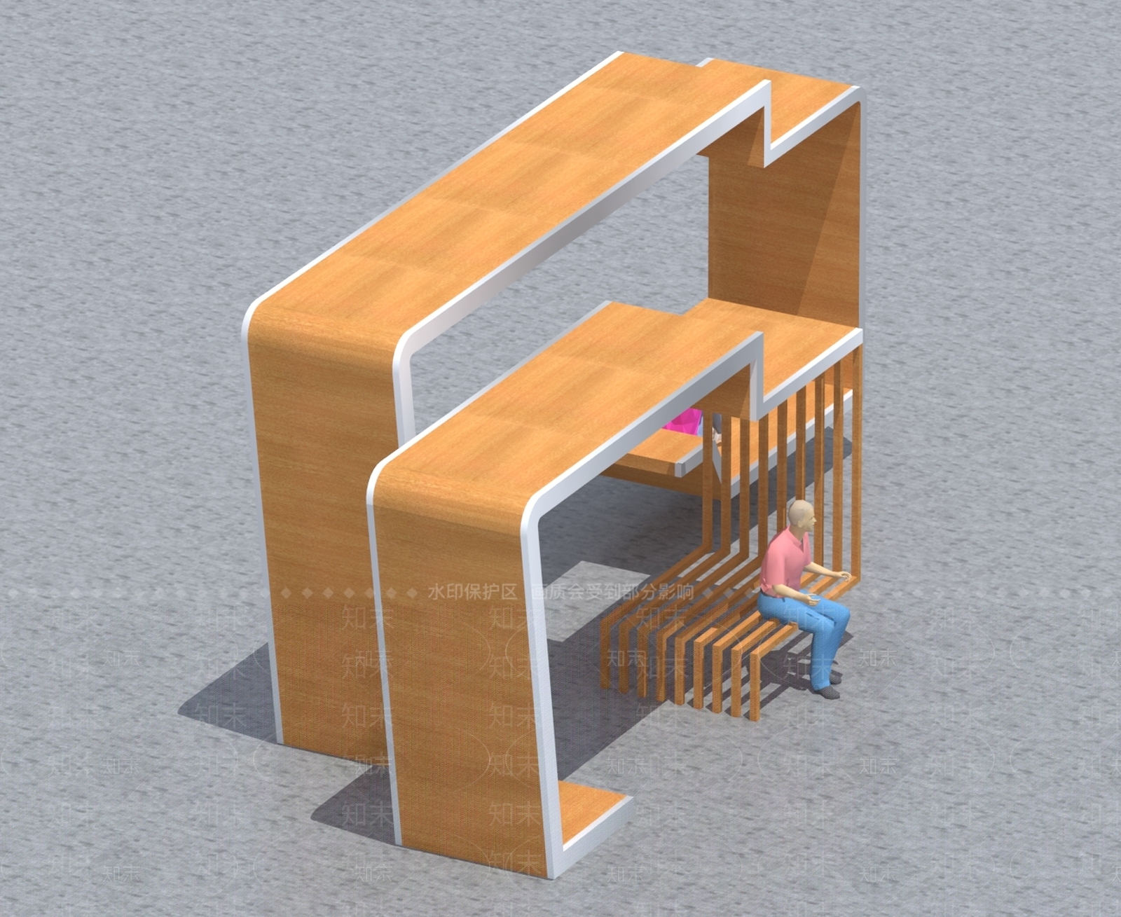 现代单人沙发3D模型下载【ID:1174594843】
