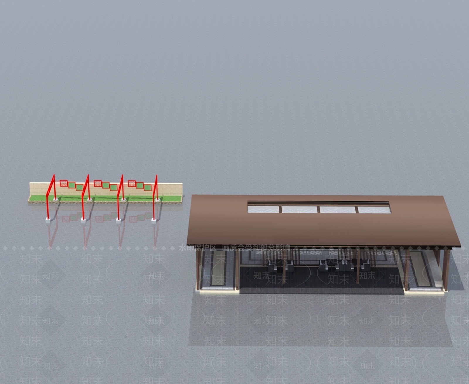 现代单人沙发3D模型下载【ID:1174596856】