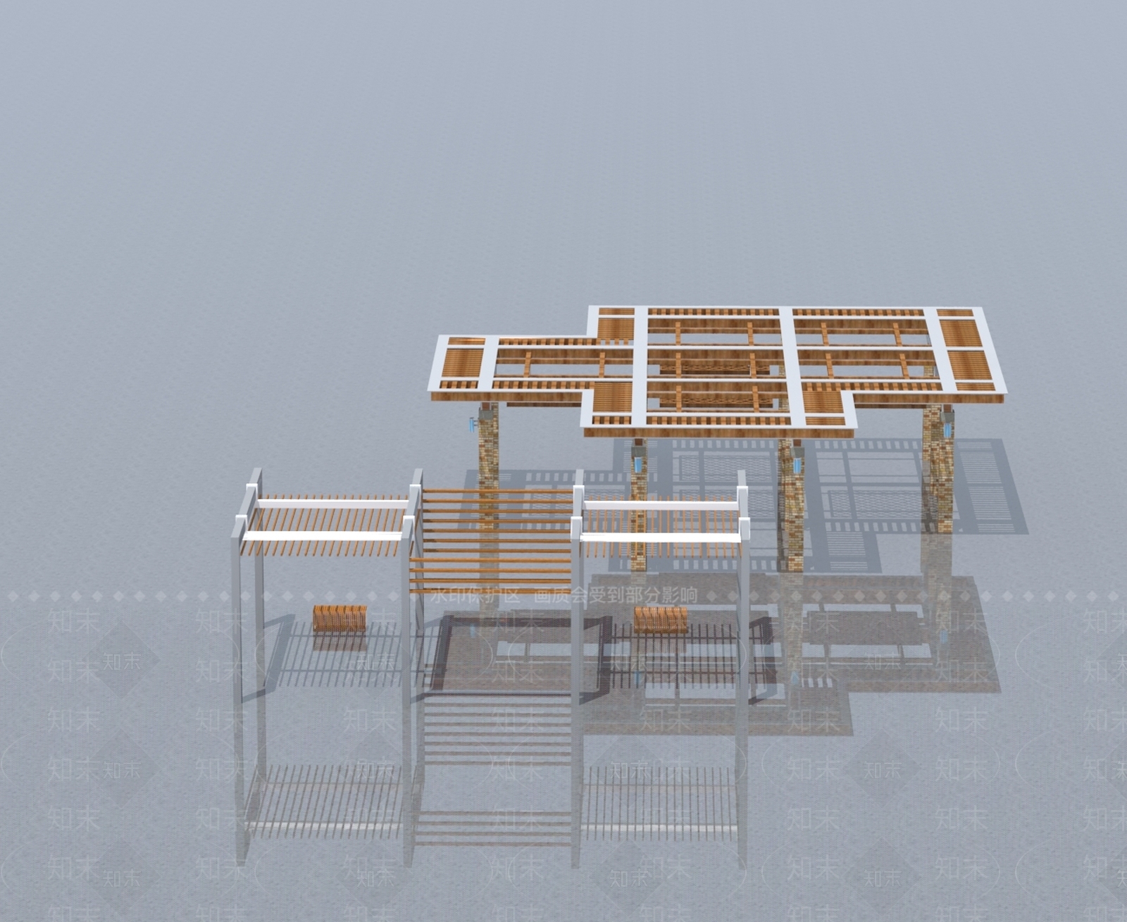 现代单人沙发3D模型下载【ID:1174596777】