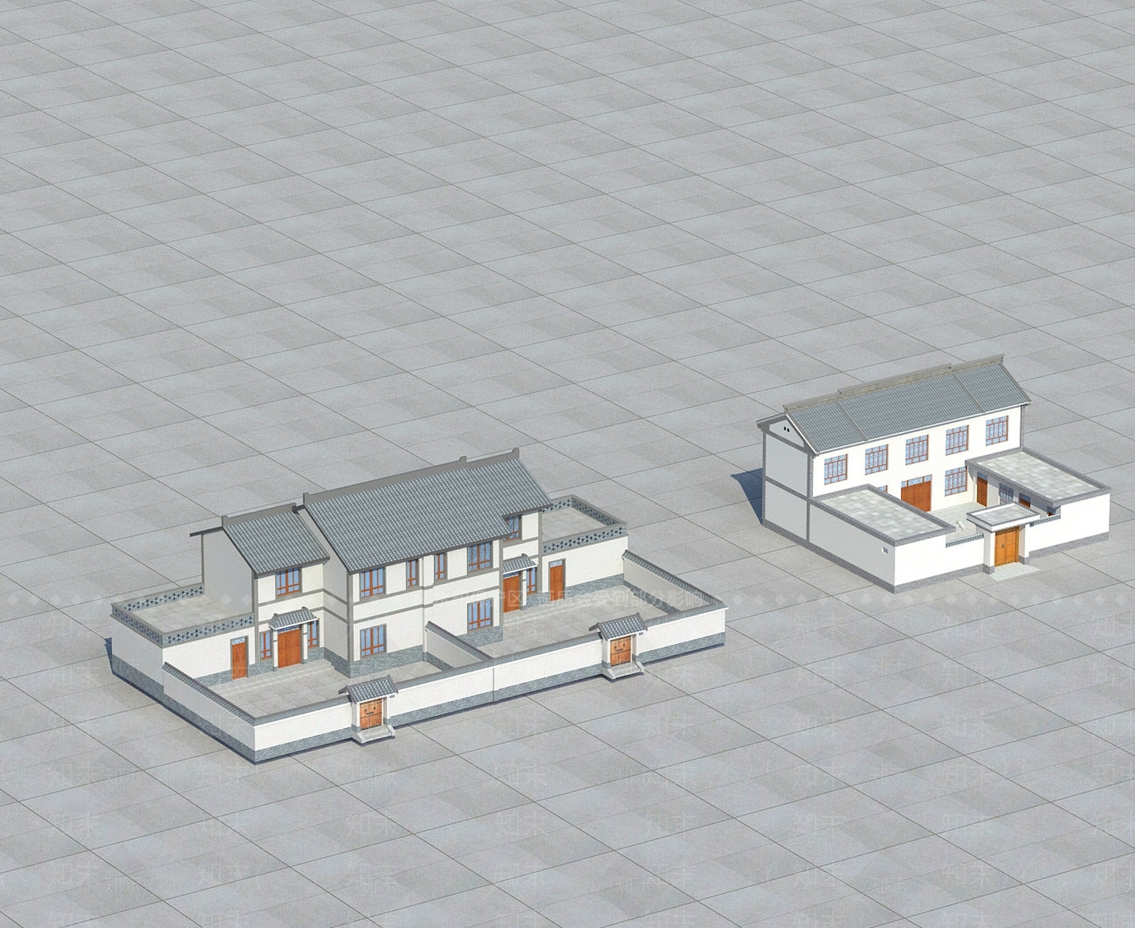 现代单人沙发3D模型下载【ID:1174601630】