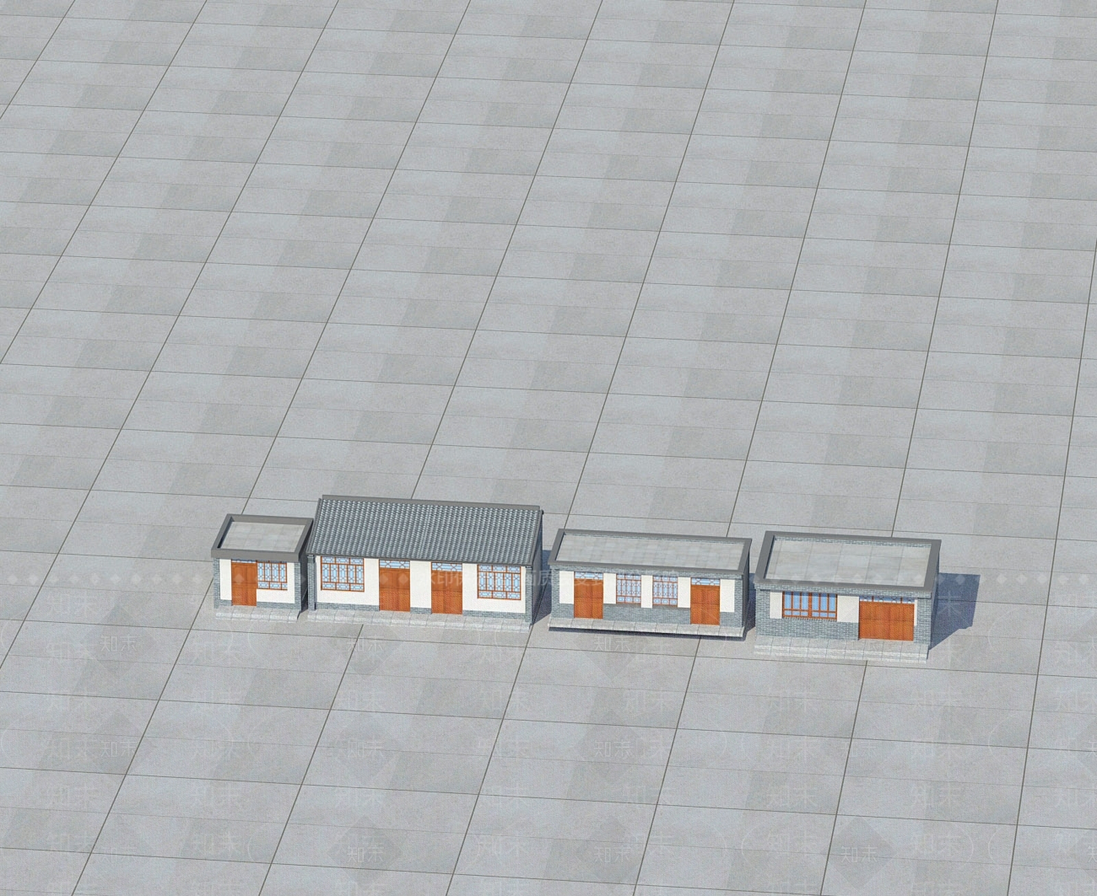 现代单人沙发3D模型下载【ID:1174601867】