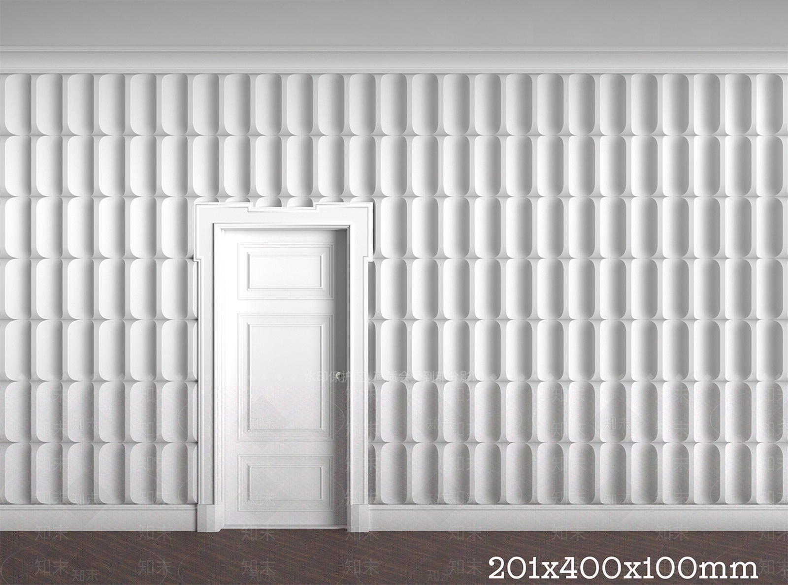 法式护墙板3D模型下载【ID:1174603150】