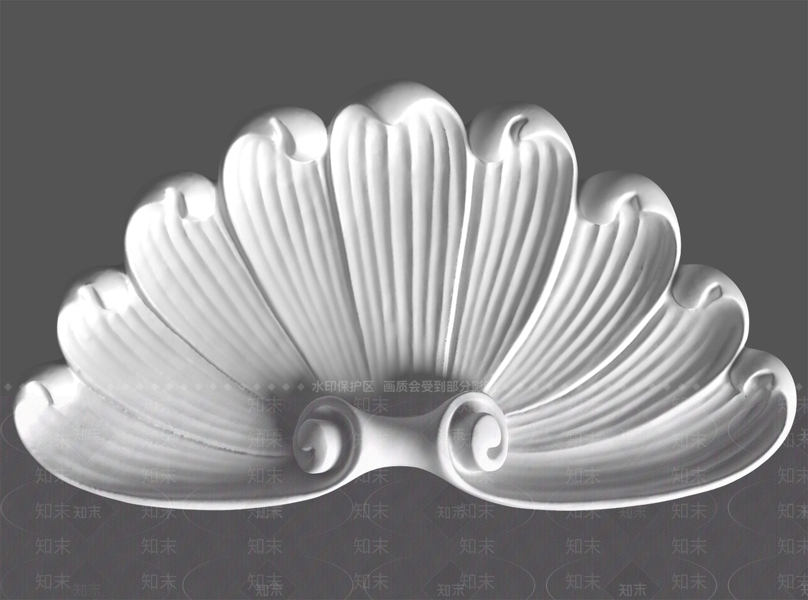 法式雕花3D模型下载【ID:1174605767】
