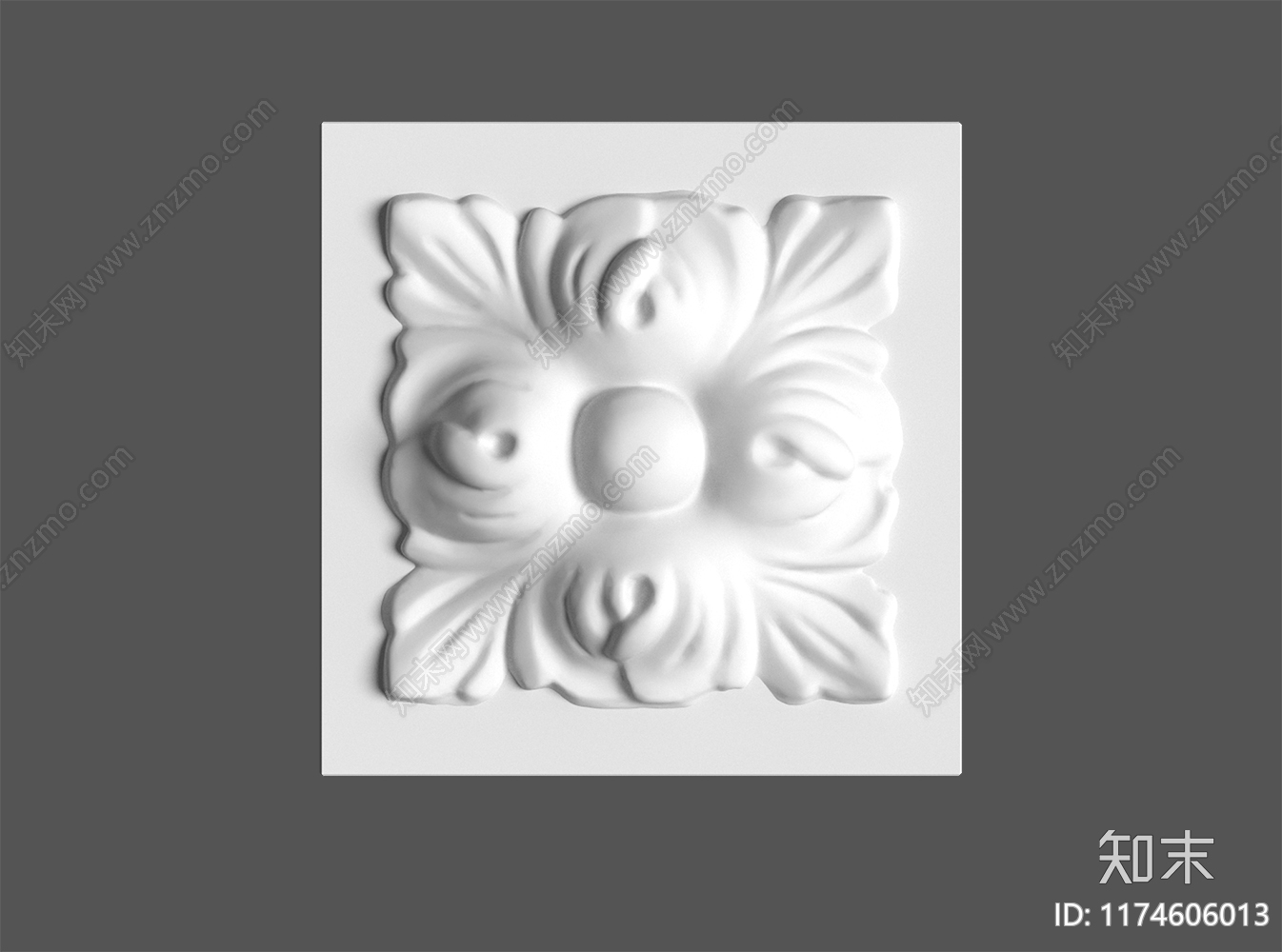 法式雕花3D模型下载【ID:1174606013】